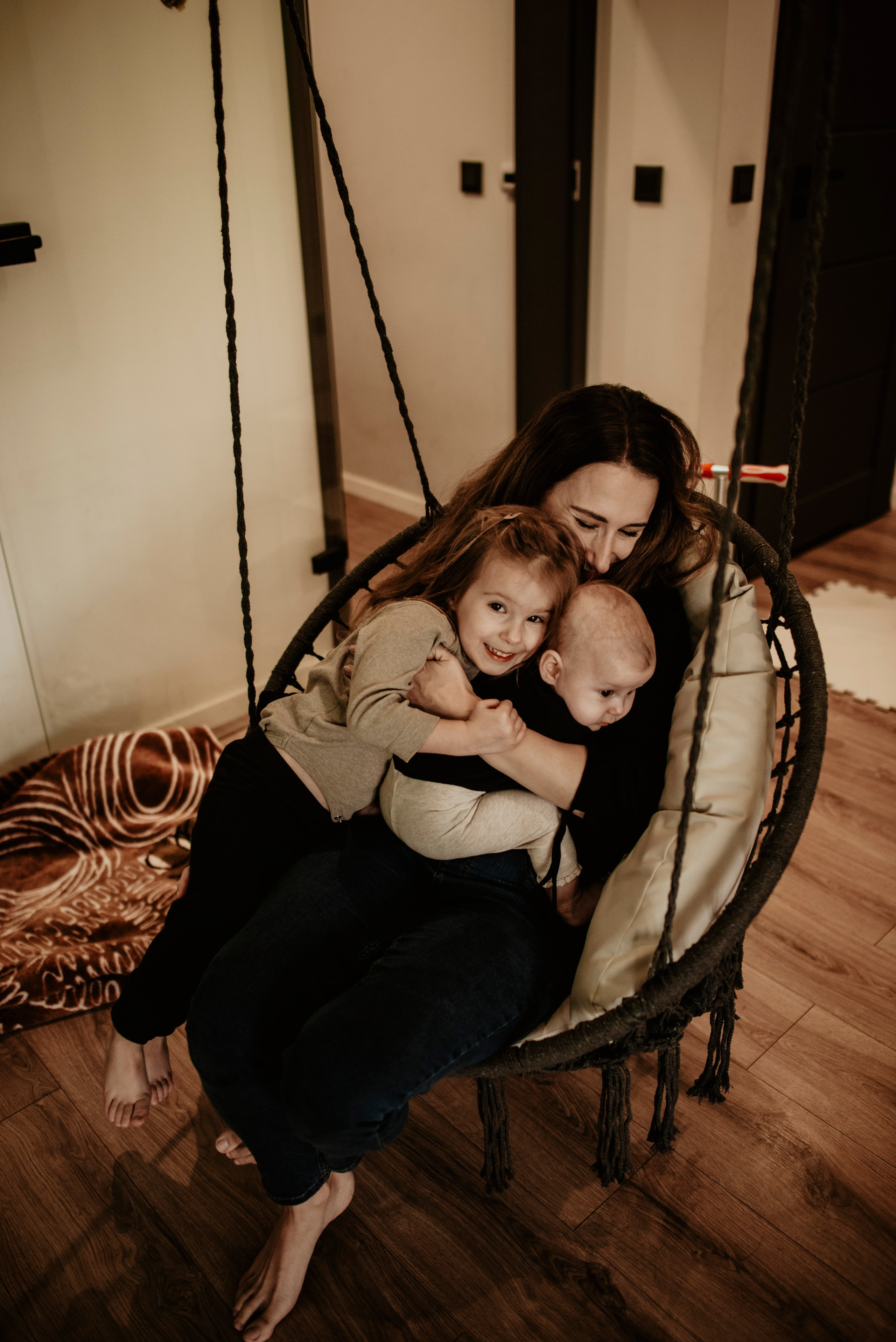 Domowa sesja.Aneta, Andrzej, Inka i Nela. Bałanda Fotografia – Sesje Kobiece, Rodzinne, Miłosne, Reportaże | Katowice Śląsk