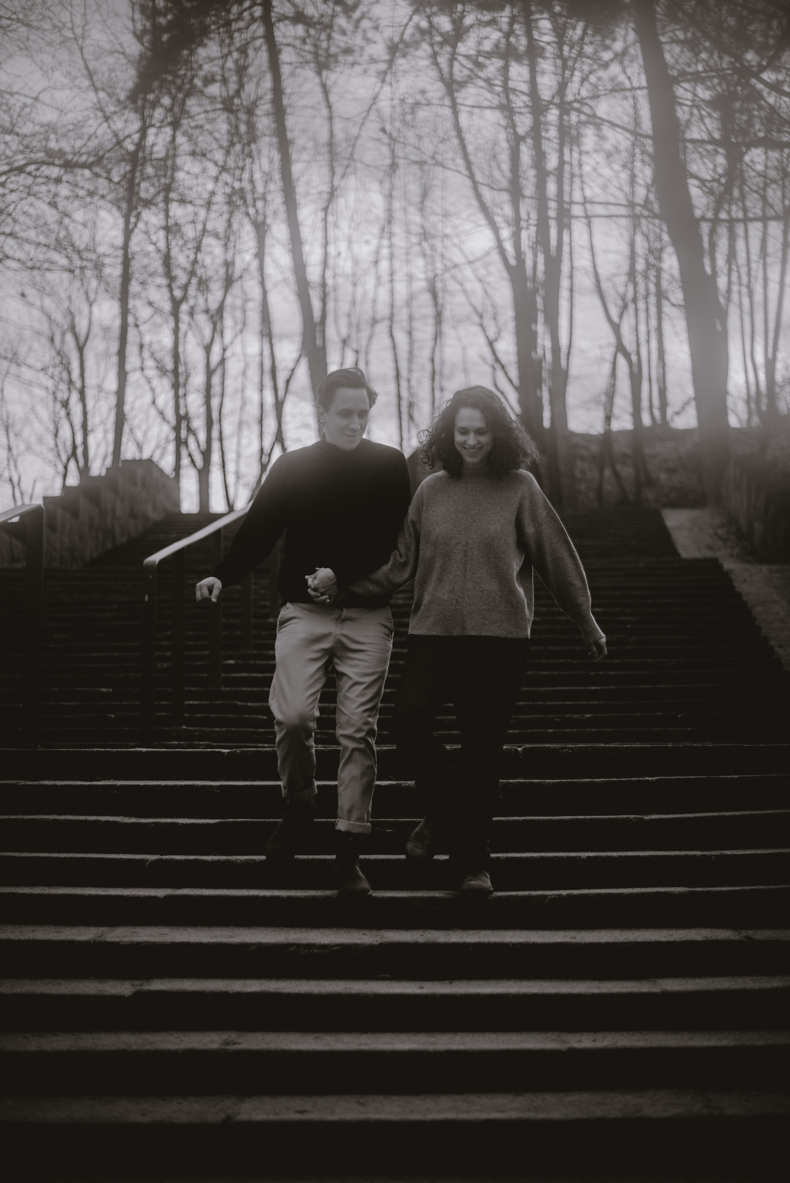 Magda i Patryk -romantyczny spacer po Krakowie. Bałanda Fotografia – Sesje Kobiece, Rodzinne, Miłosne, Reportaże | Katowice Śląsk