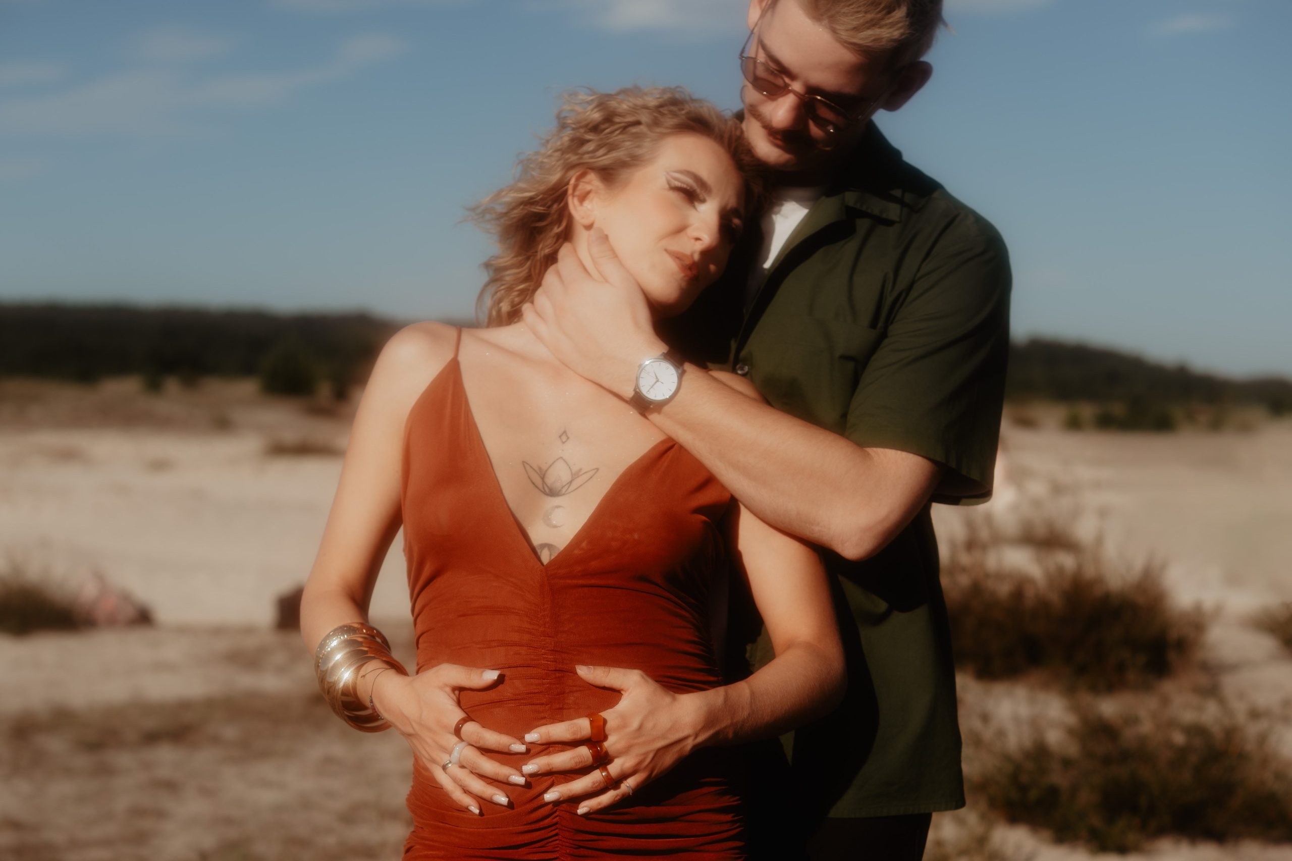 Sesja ciążowa Klaudii na Pustyni Błędowskiej. Bałanda Fotografia – Sesje Kobiece, Rodzinne, Miłosne, Reportaże | Katowice Śląsk