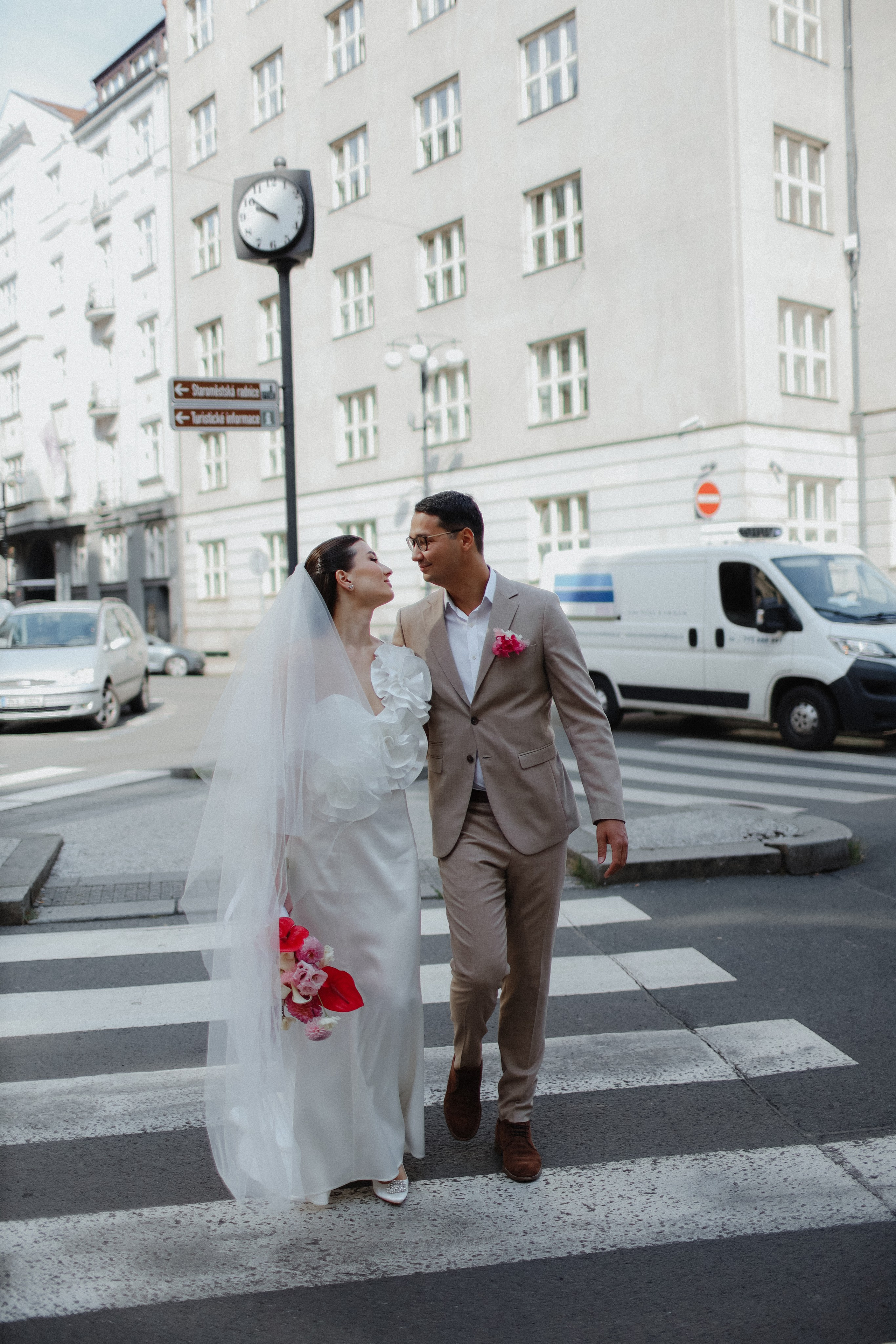 August 2024 — Rufina & Aldar intimate wedding. Wedding & love story photographer Prague, Europe Elizaveta Gritsenko