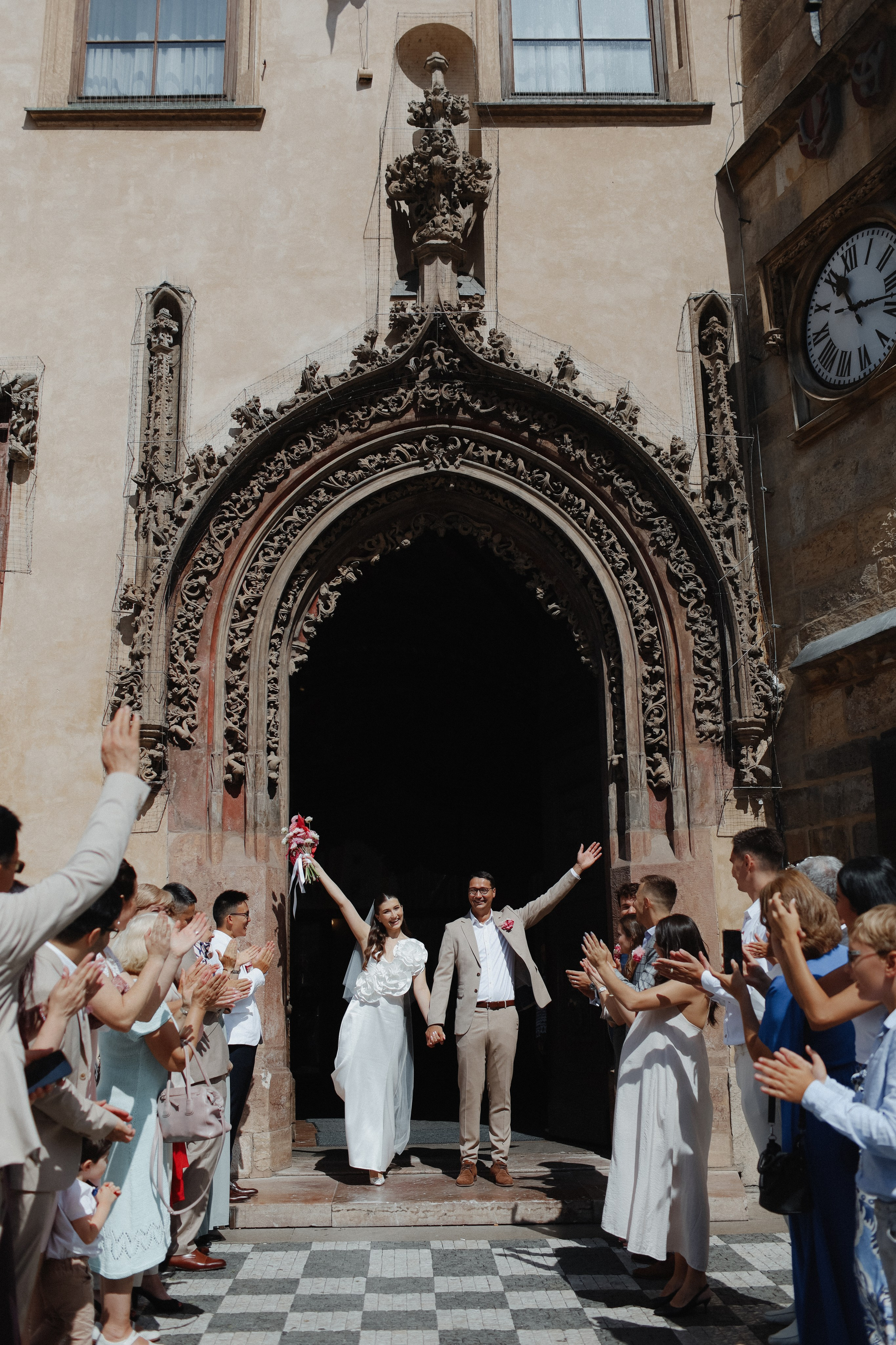 August 2024 — Rufina & Aldar intimate wedding. Wedding & love story photographer Prague, Europe Elizaveta Gritsenko