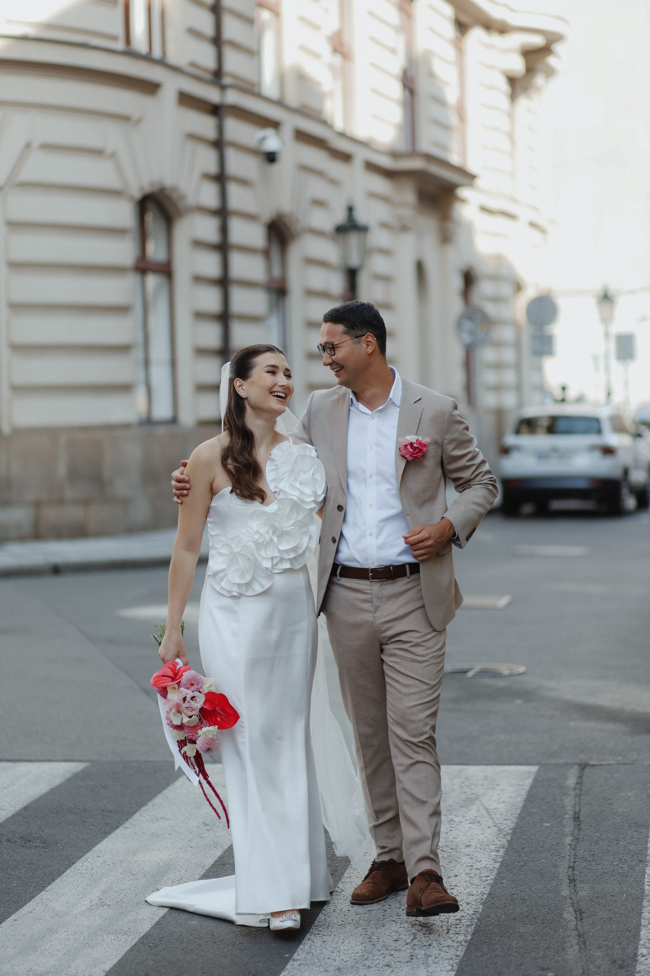 August 2024 — Rufina & Aldar intimate wedding. Wedding & love story photographer Prague, Europe Elizaveta Gritsenko