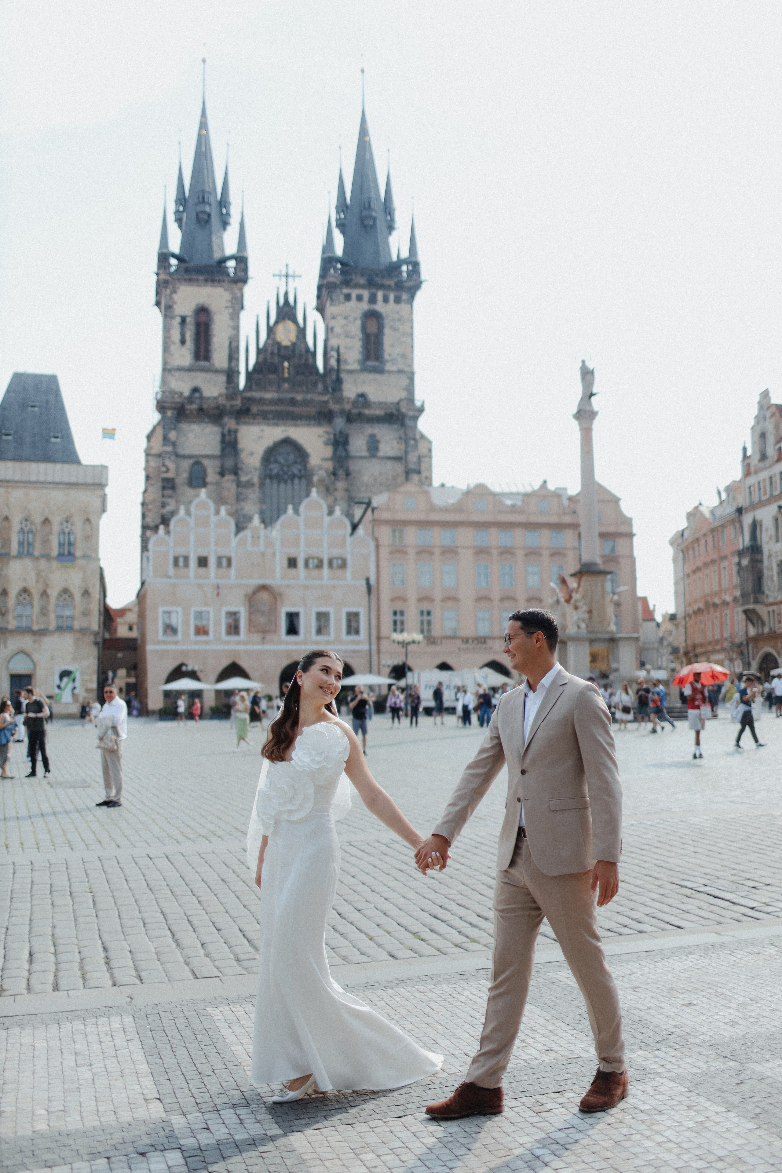 August 2024 — Rufina & Aldar intimate wedding. Wedding & love story photographer Prague, Europe Elizaveta Gritsenko