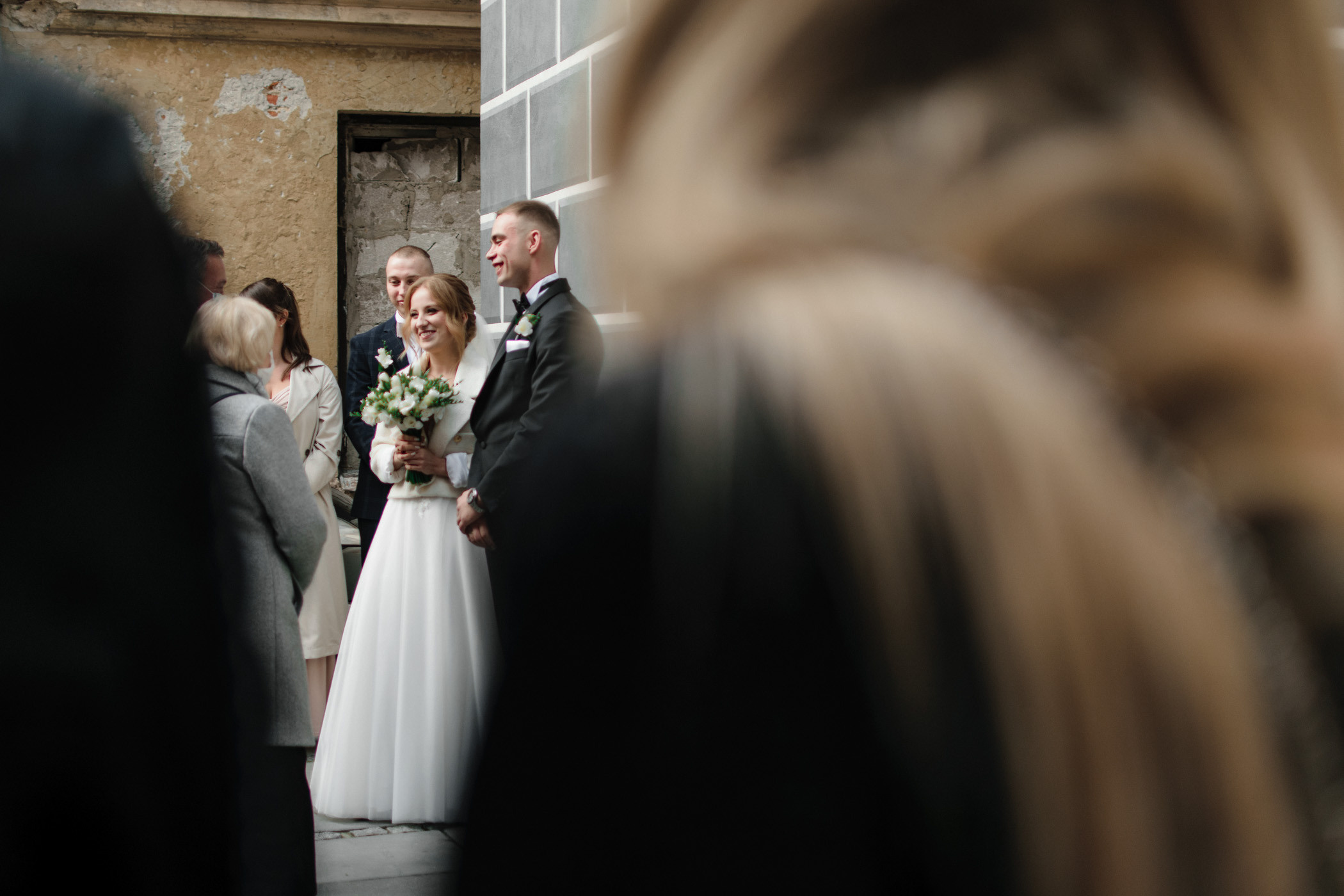 Kameralny ślub w gronie najbliższych. NK Picture - Fotograf Lublin, Warszawa