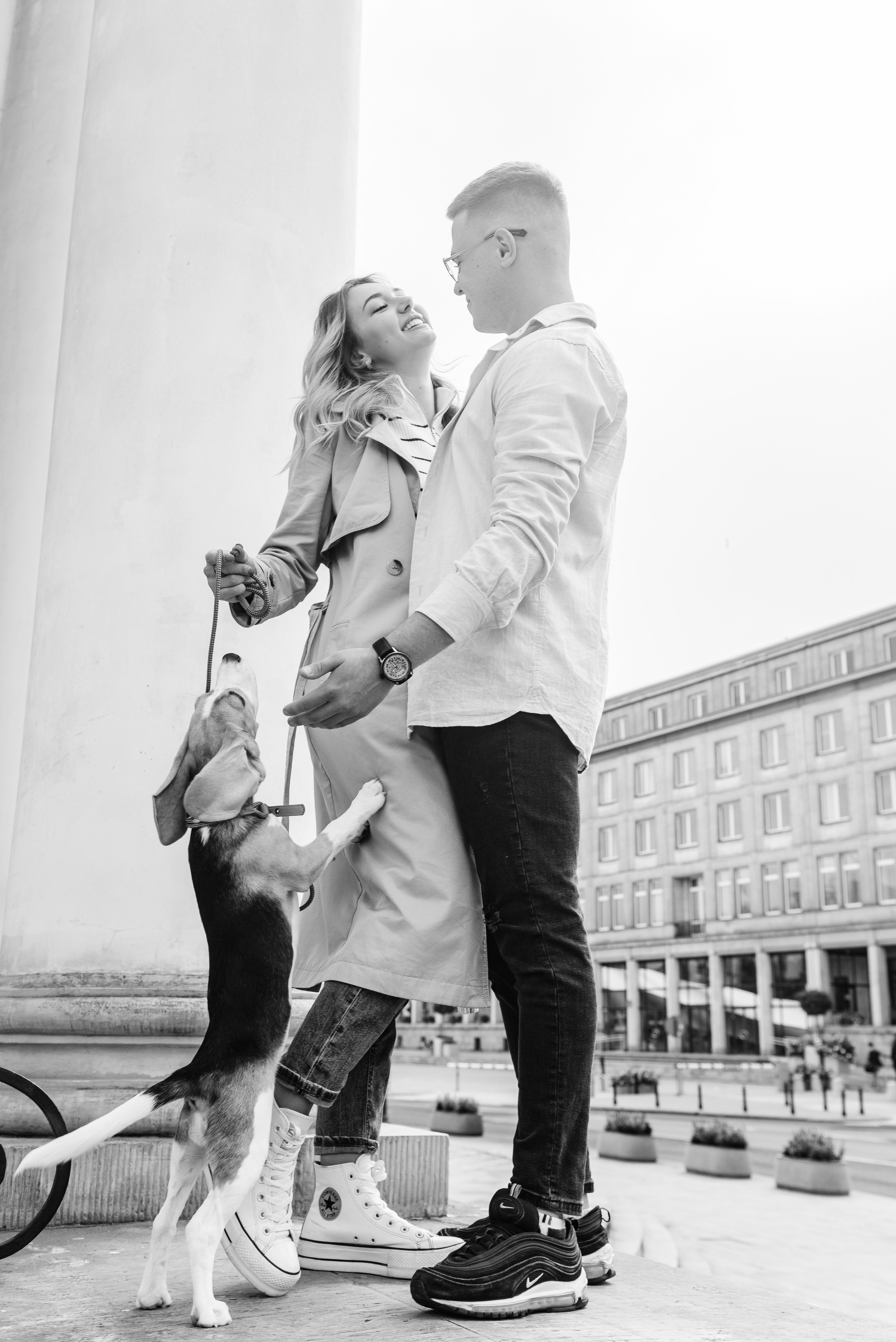 Love Story z pieskiem. NK Picture - Fotograf Lublin, Warszawa