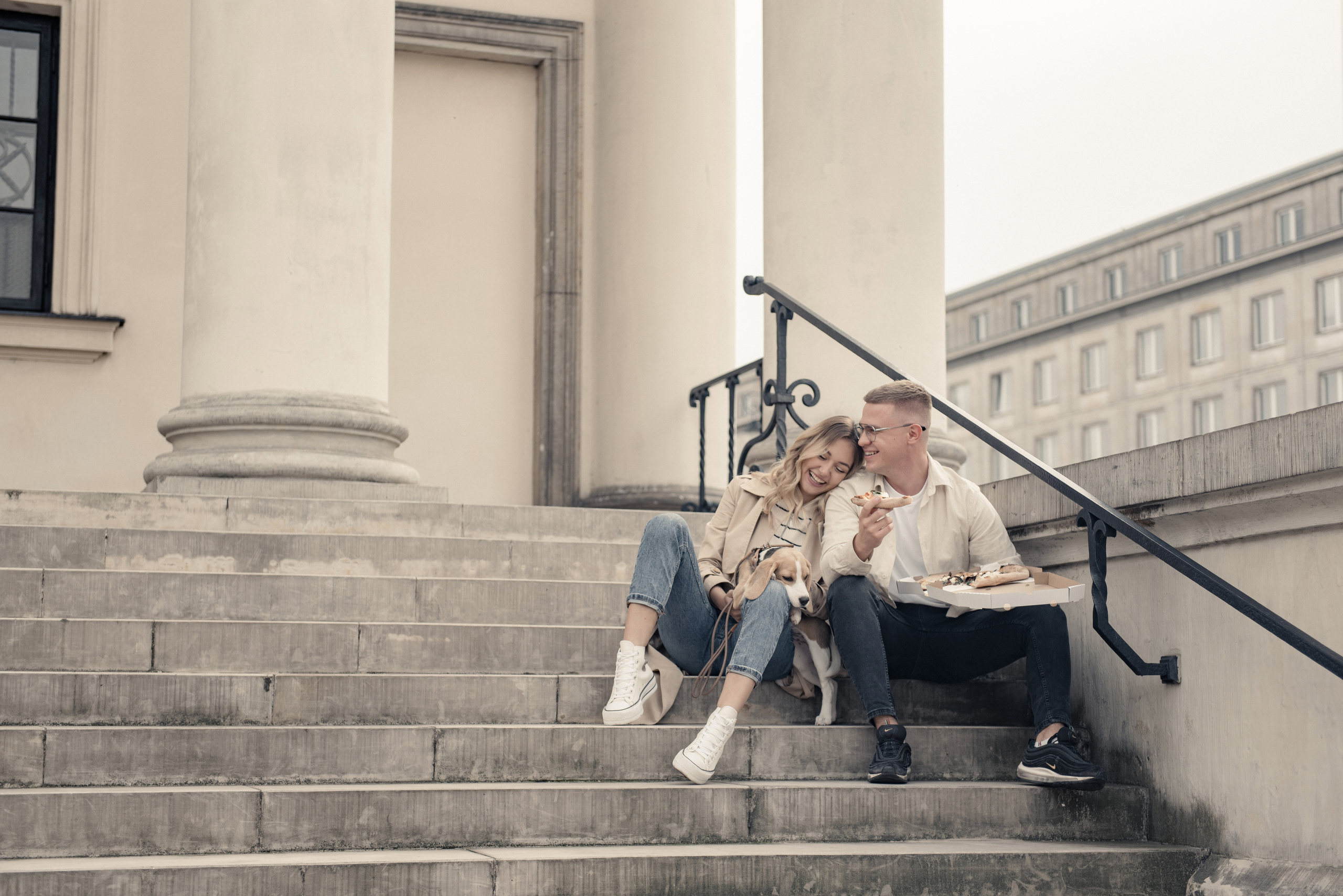 Love Story z pieskiem. NK Picture - Fotograf Lublin, Warszawa