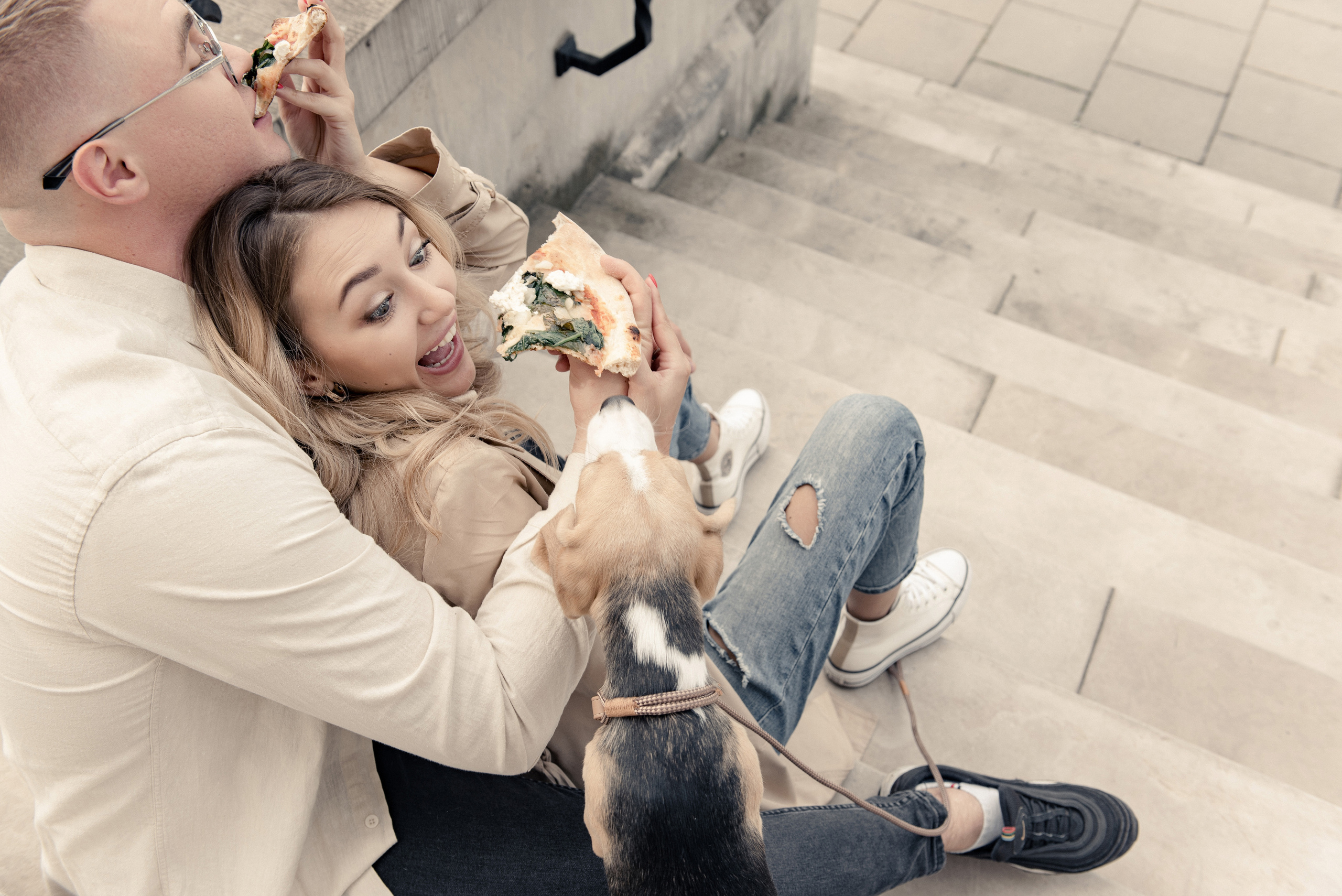 Love Story z pieskiem. NK Picture - Fotograf Lublin, Warszawa