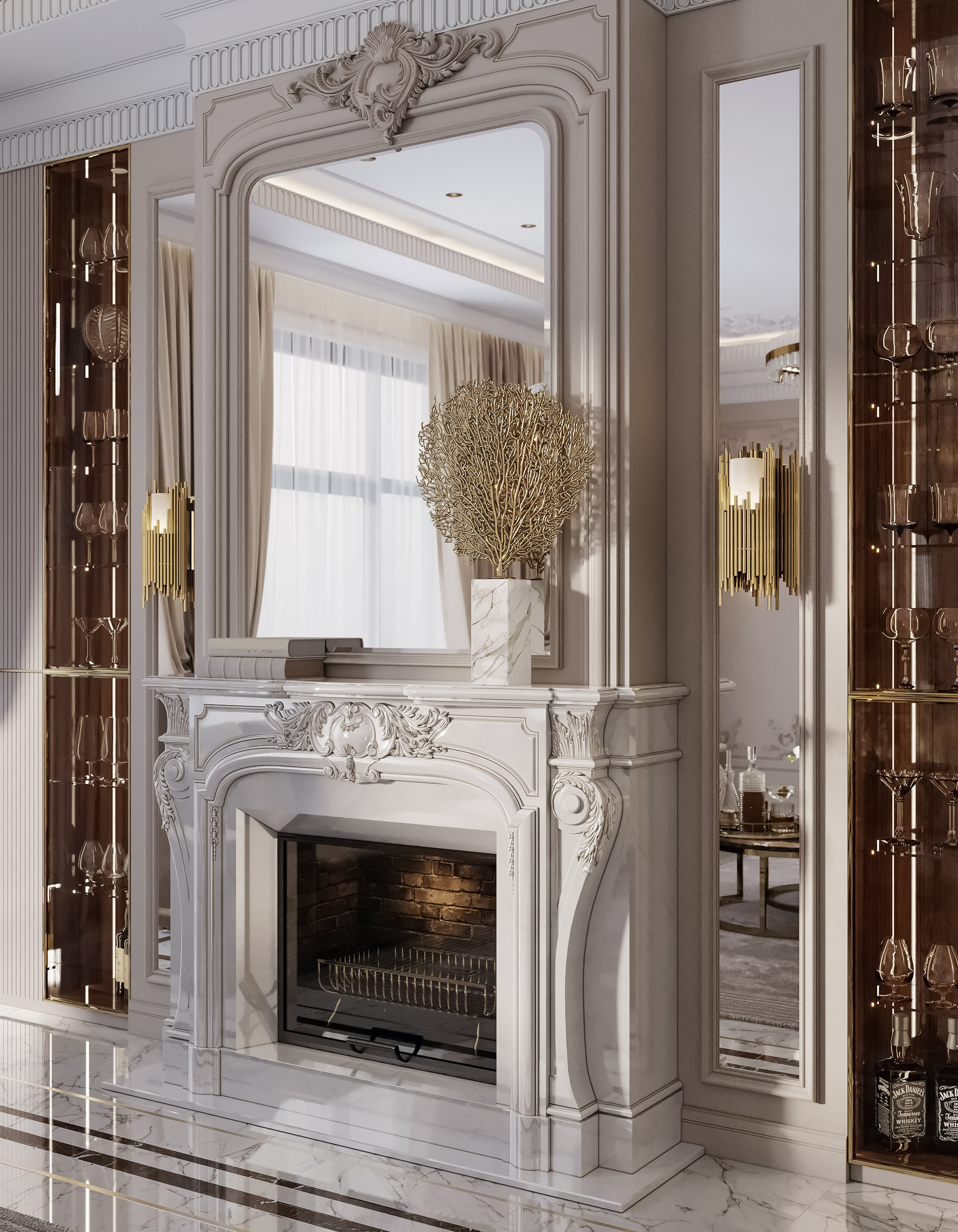 РУБЛЁВКА 500 м². Студия Интерьерного Дизайна Artis Interiors