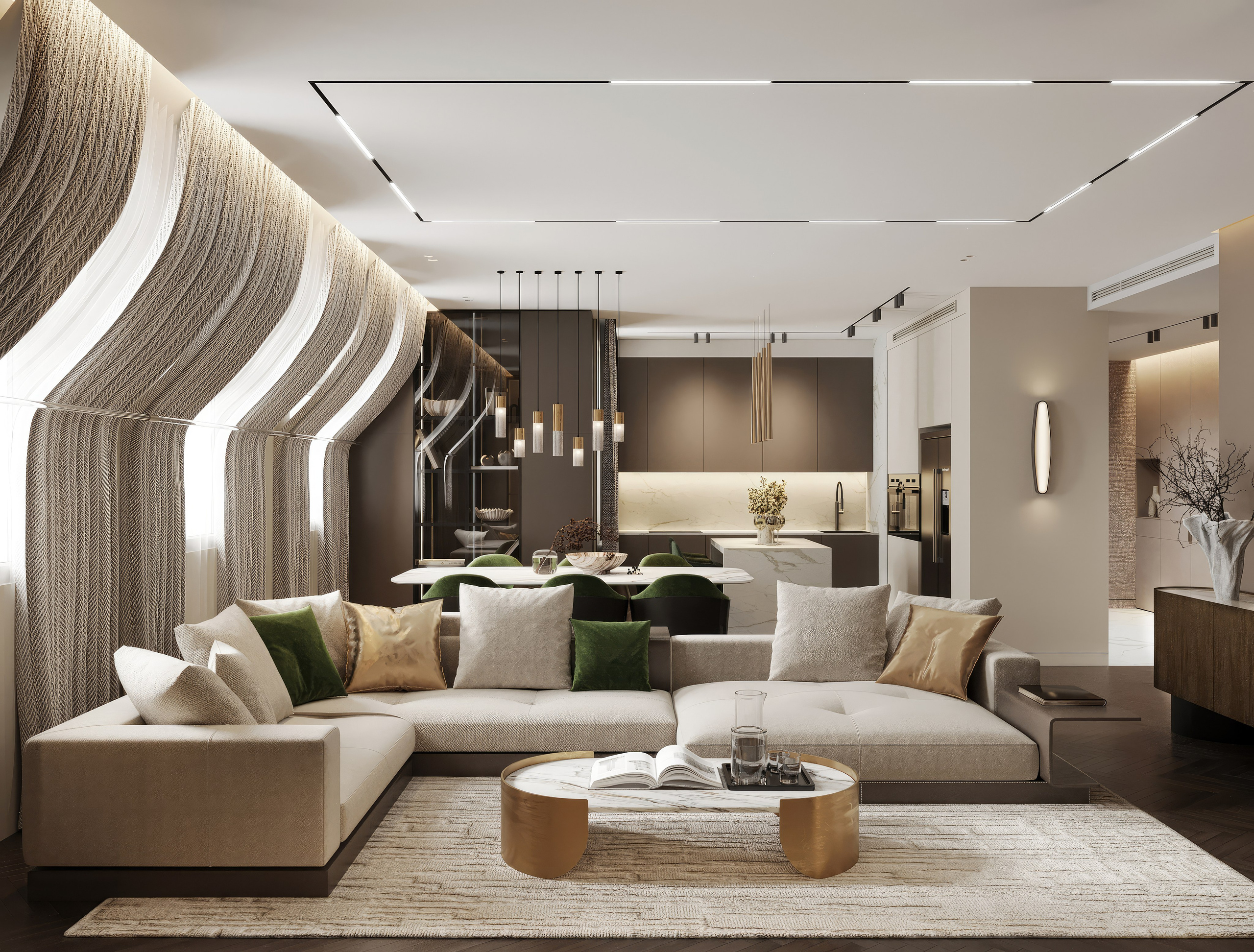 НОВЫЙ АРБАТ 162 М². Студия Интерьерного Дизайна Artis Interiors