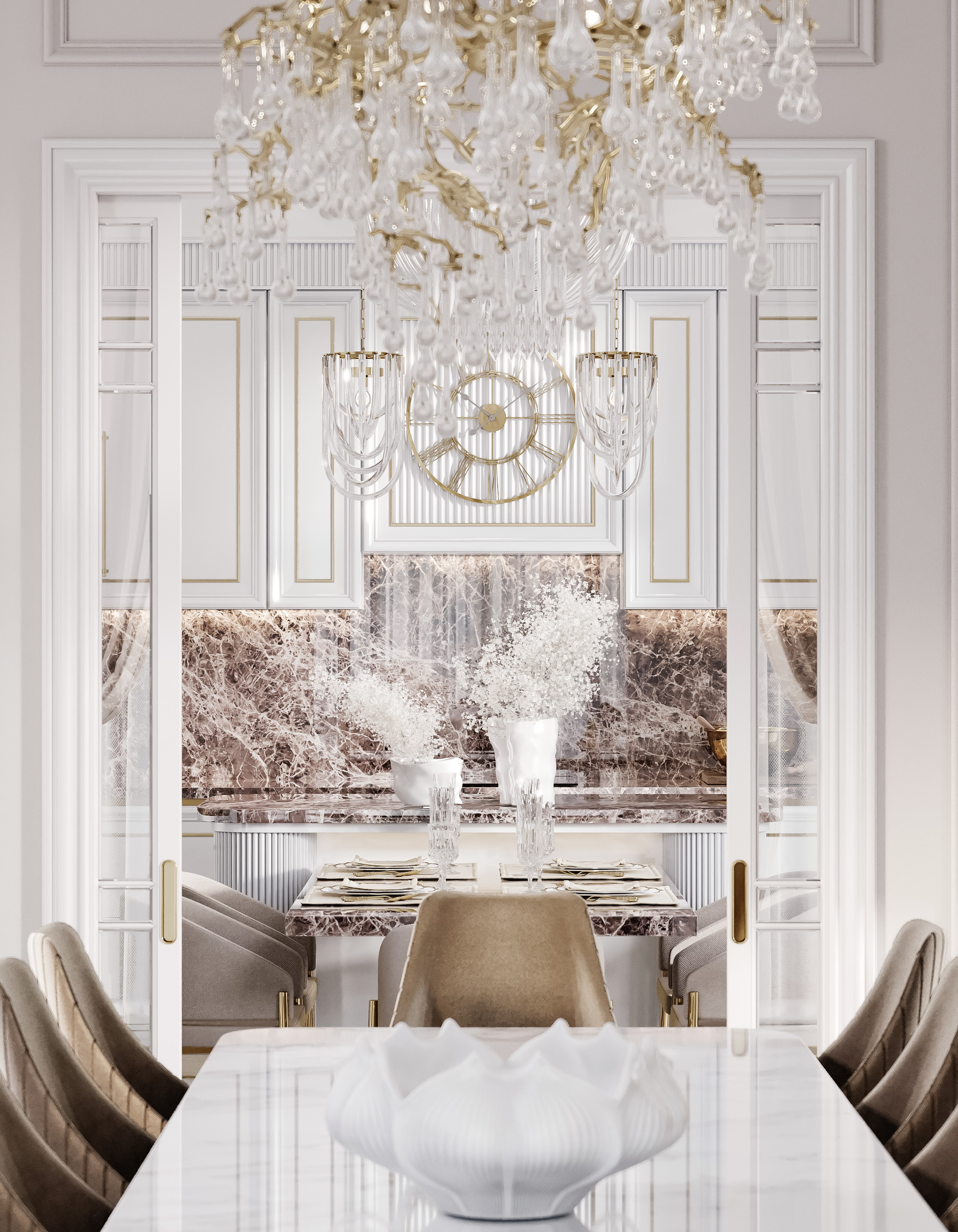 РУБЛЁВКА 500 м². Студия Интерьерного Дизайна Artis Interiors