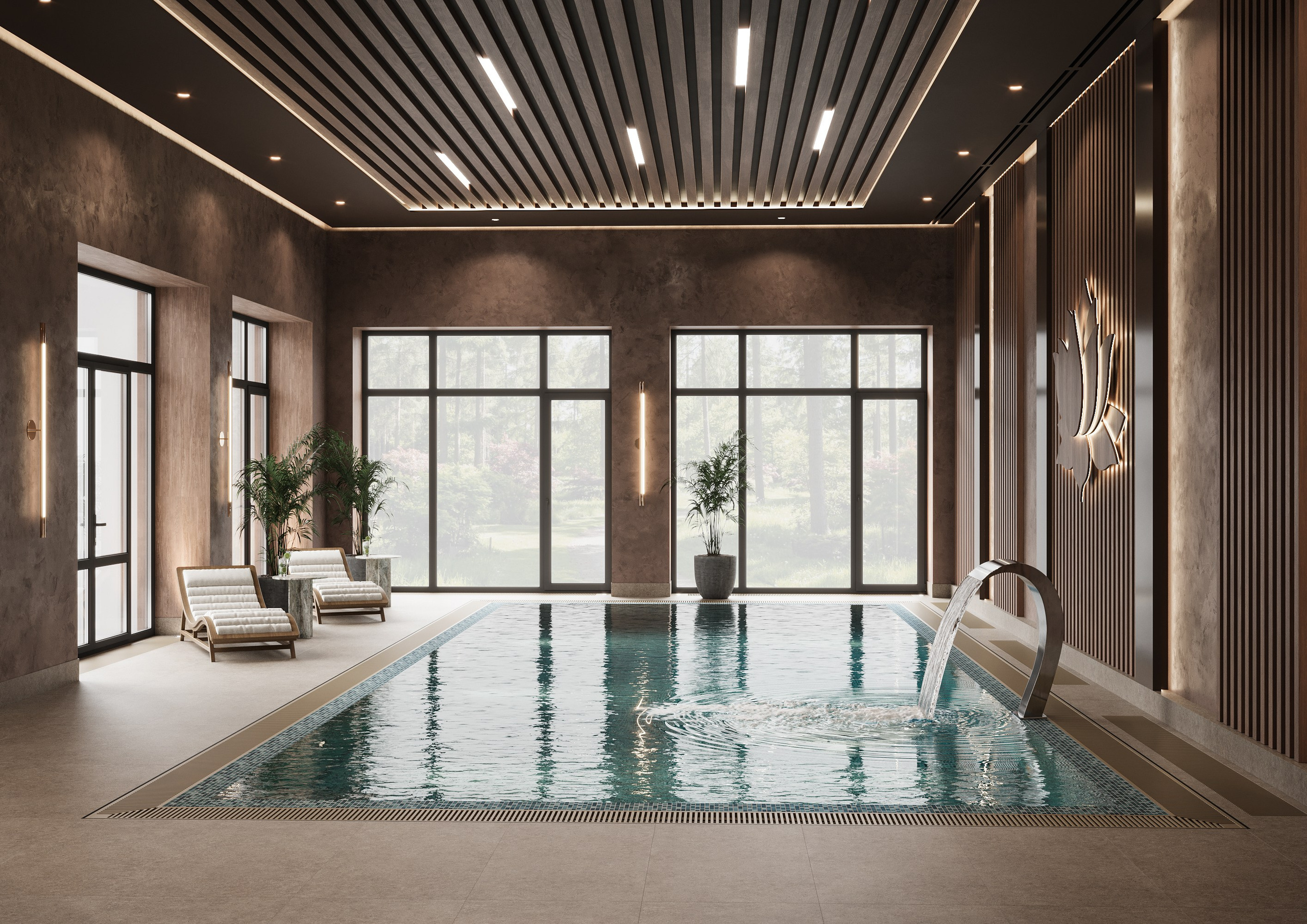 БАССЕЙН 135 М². Студия Интерьерного Дизайна Artis Interiors