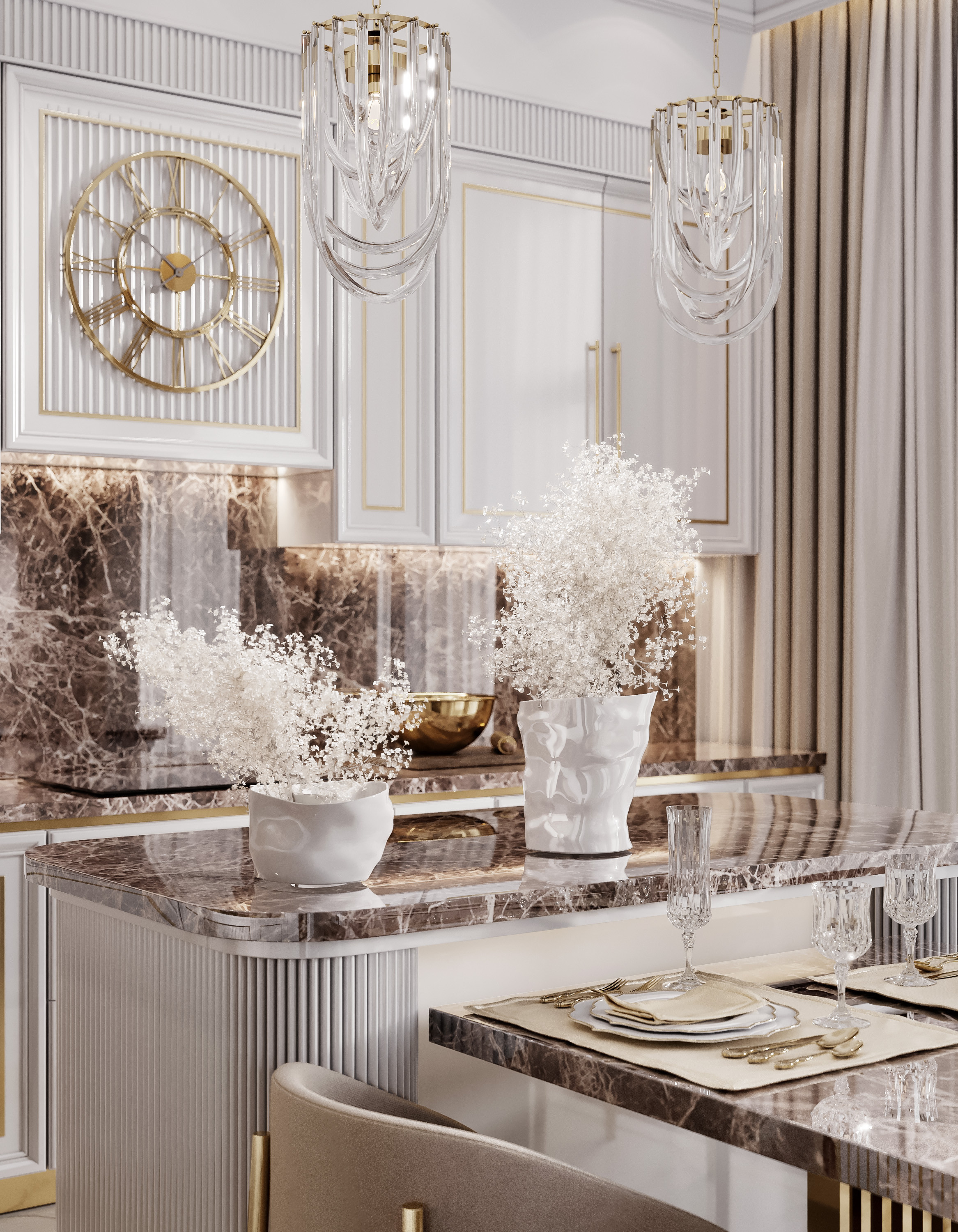 РУБЛЁВКА 500 м². Студия Интерьерного Дизайна Artis Interiors