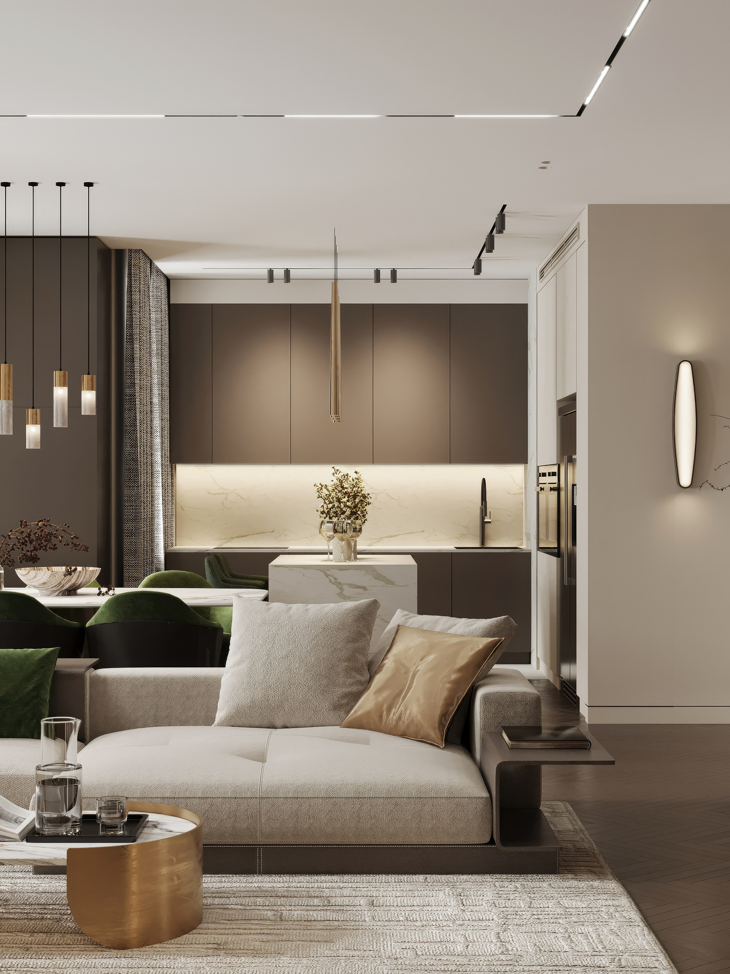 НОВЫЙ АРБАТ 162 М². Студия Интерьерного Дизайна Artis Interiors