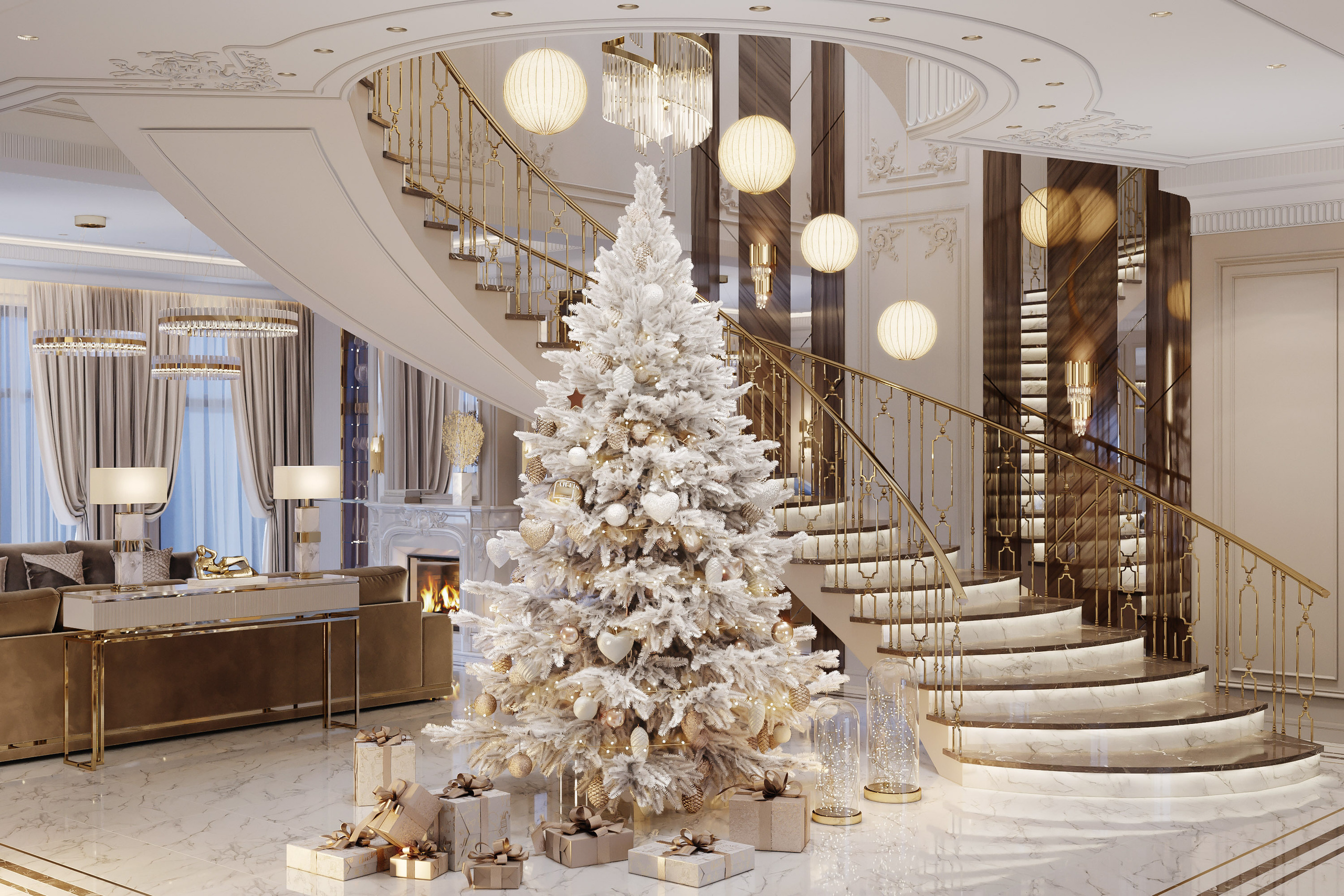 РУБЛЁВКА 500 м². Студия Интерьерного Дизайна Artis Interiors