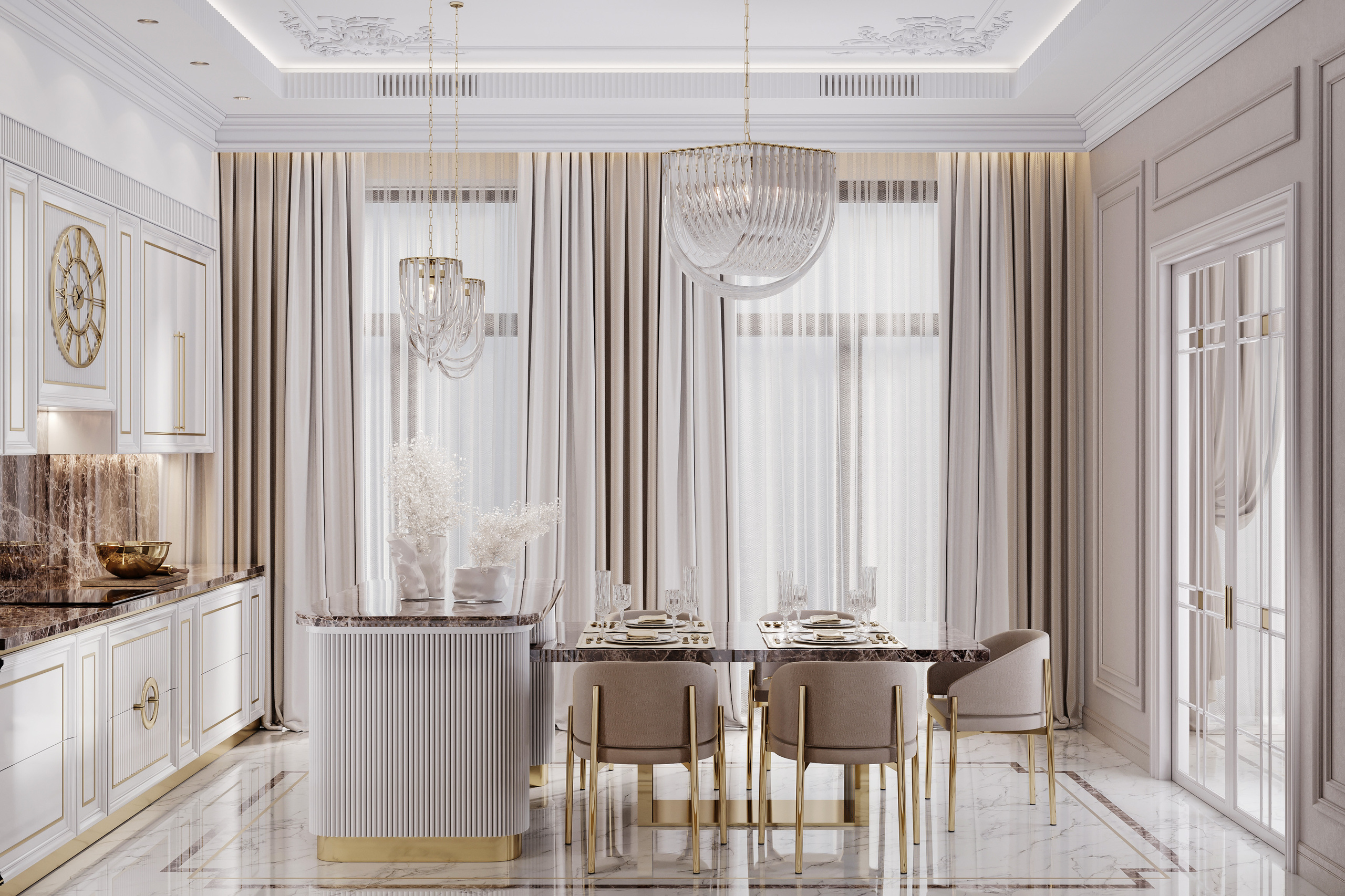 РУБЛЁВКА 500 м². Студия Интерьерного Дизайна Artis Interiors