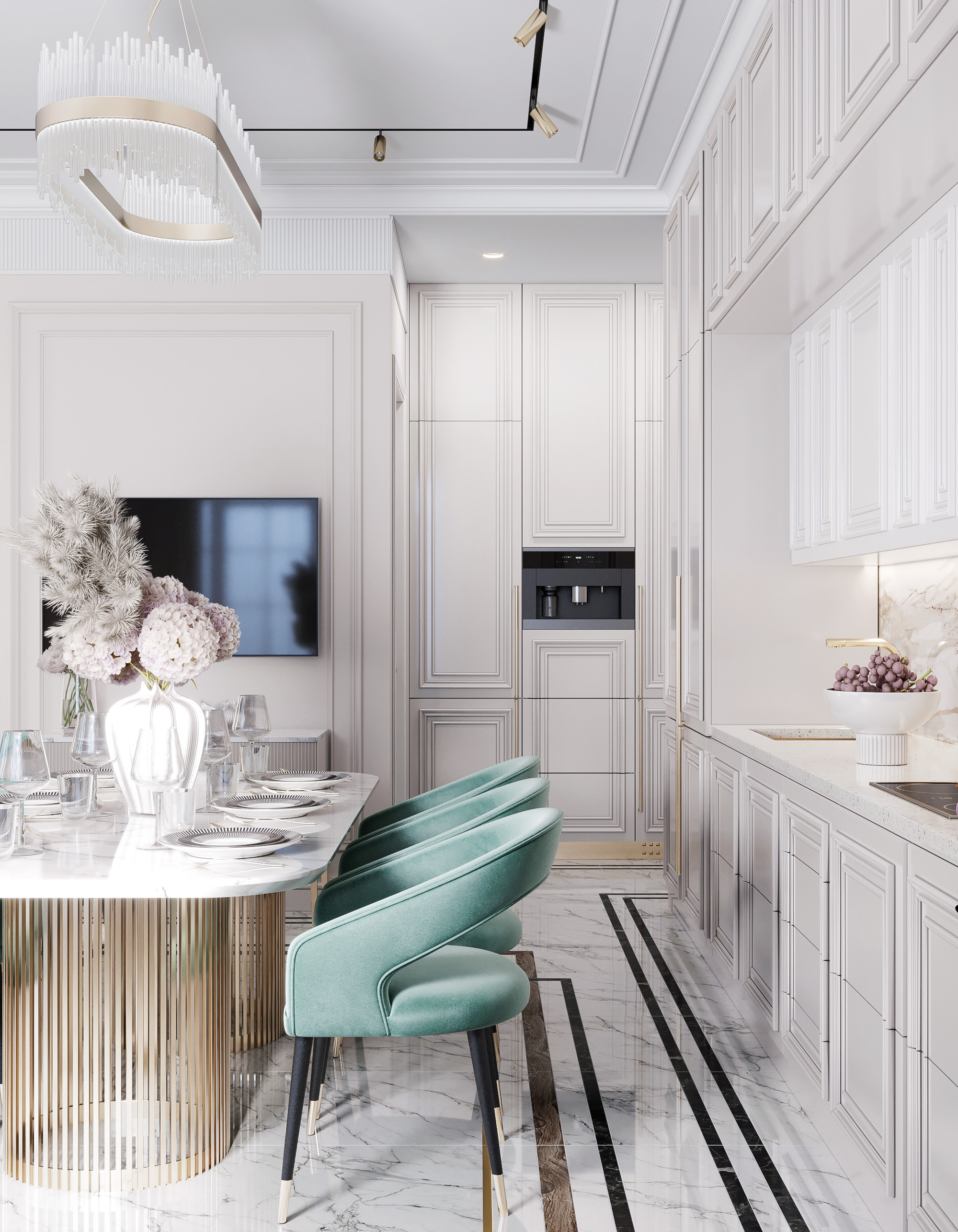 АНГЛИЙСКИЙ КВАРТАЛ 325 м². Студия Интерьерного Дизайна Artis Interiors