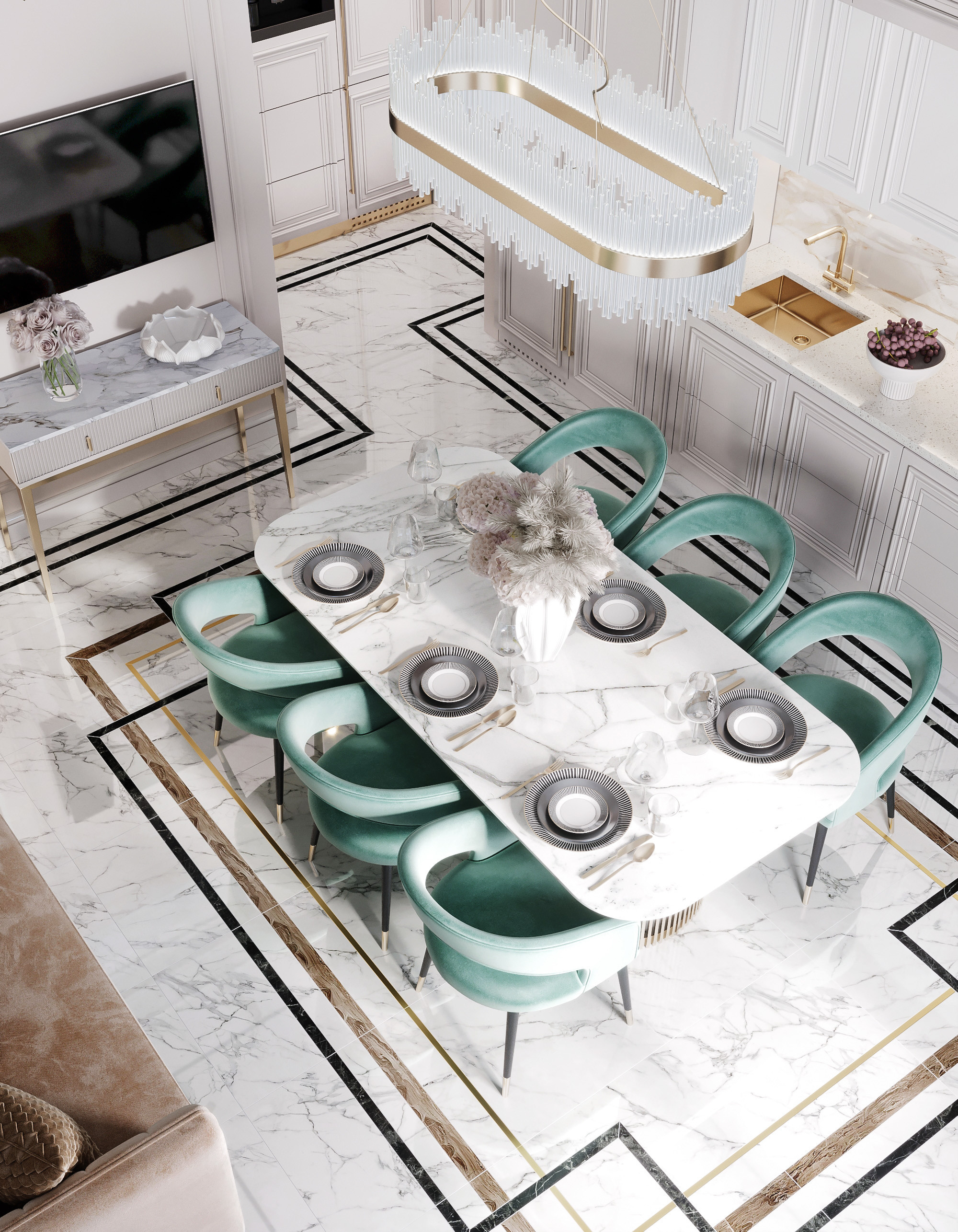 АНГЛИЙСКИЙ КВАРТАЛ 325 м². Студия Интерьерного Дизайна Artis Interiors