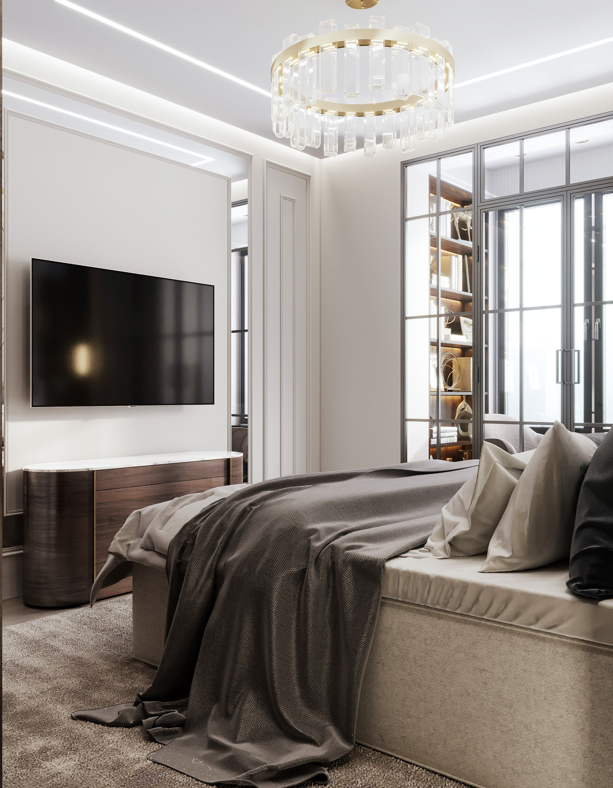 ЖК ЦАРСКАЯ ПЛОЩАДЬ 87 м². Студия Интерьерного Дизайна Artis Interiors