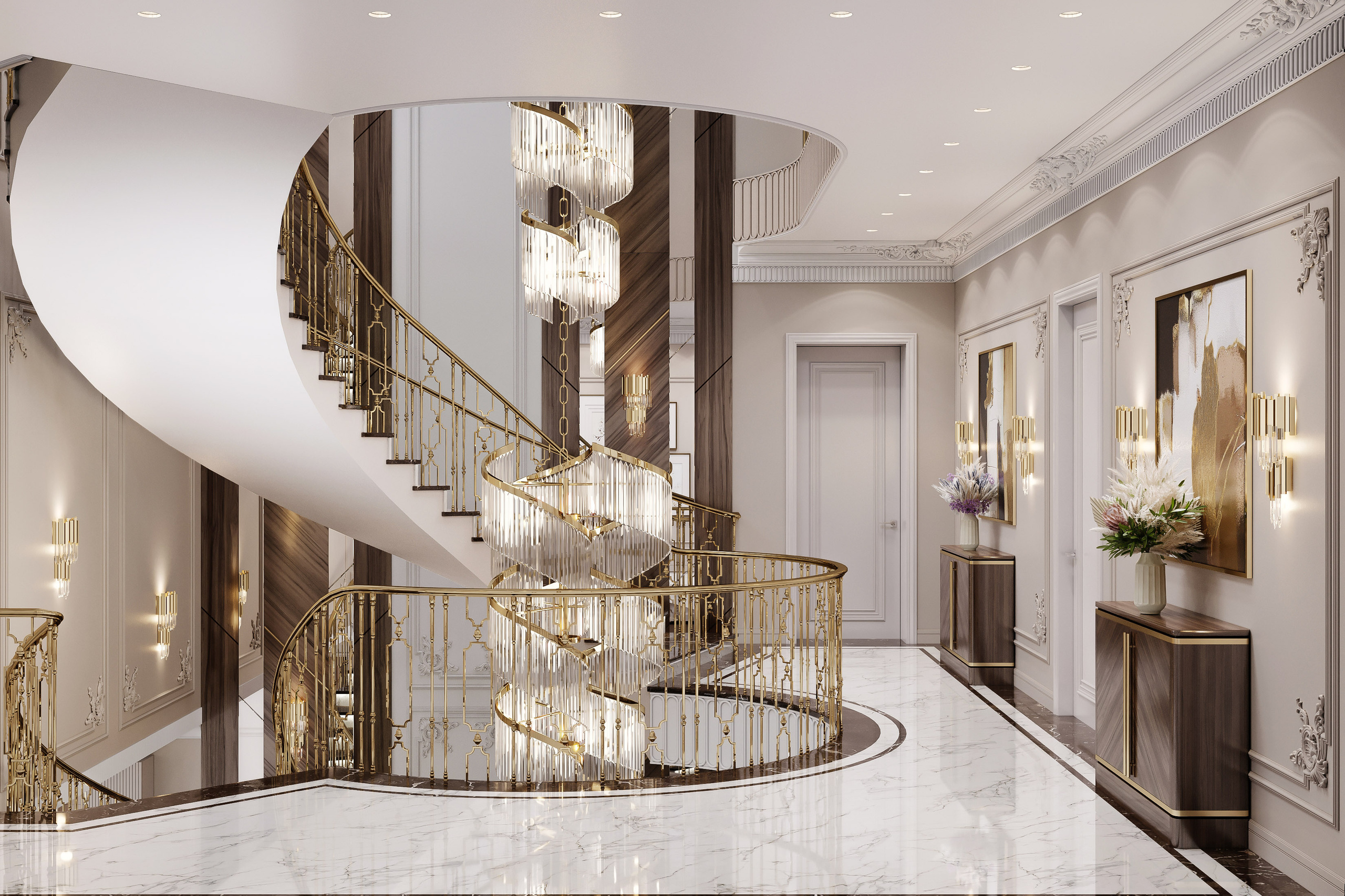 РУБЛЁВКА 500 м². Студия Интерьерного Дизайна Artis Interiors