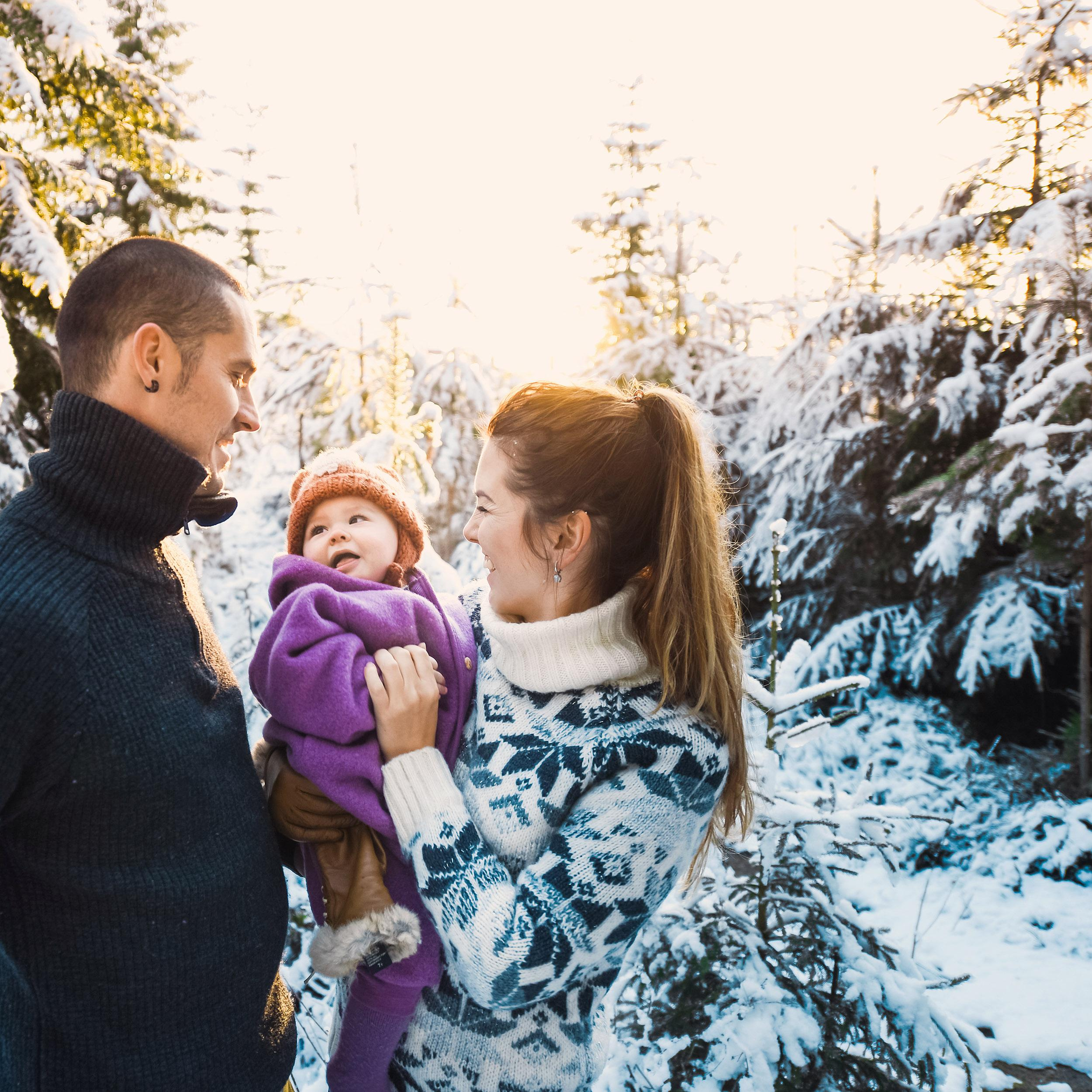Winter…. Family and wedding photographer in Norway Bublik Polina