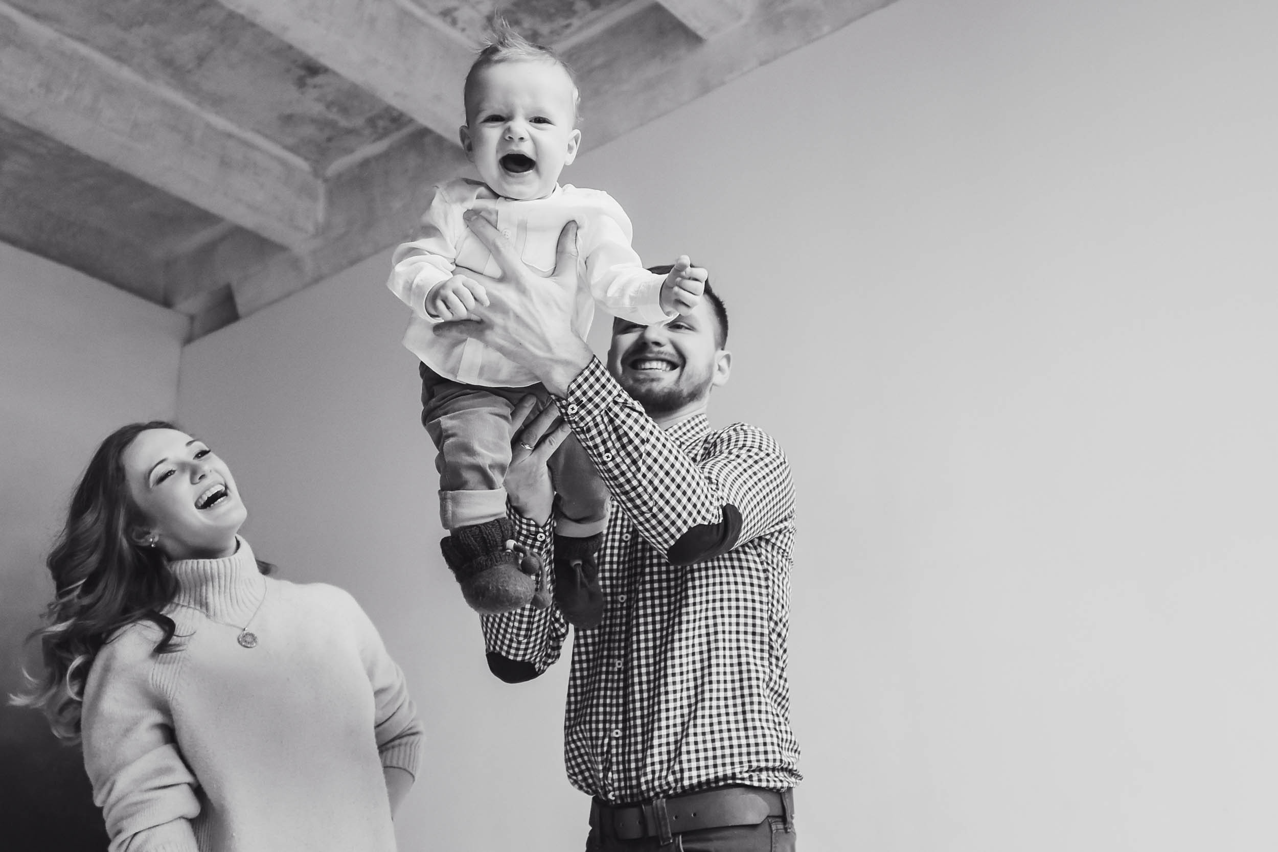 Anna and her men. Family and wedding photographer in Norway Bublik Polina