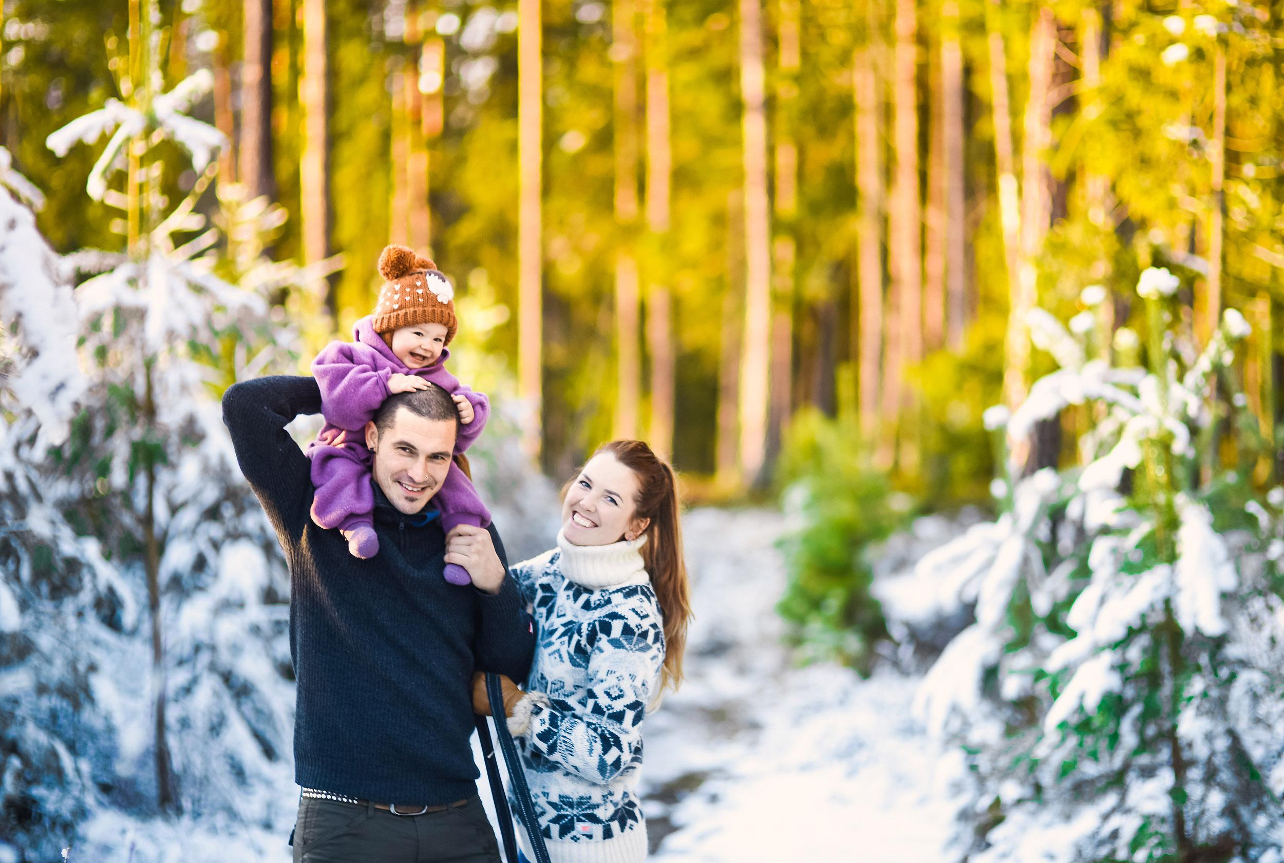 Winter…. Family and wedding photographer in Norway Bublik Polina