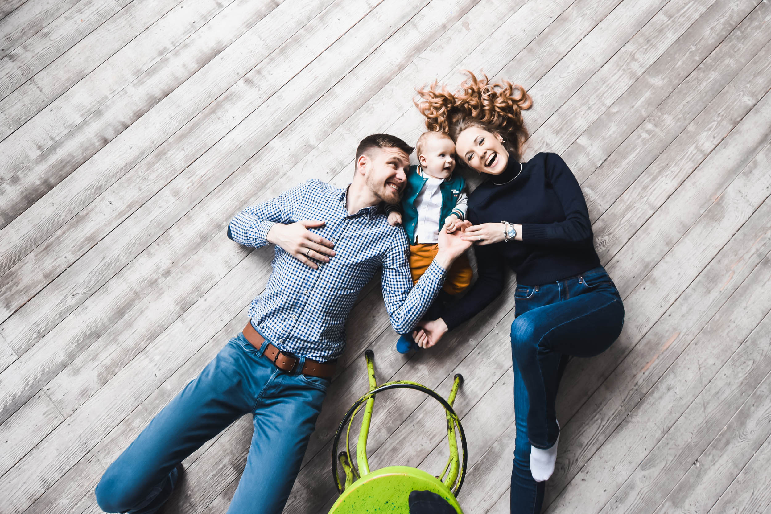 Anna and her men. Family and wedding photographer in Norway Bublik Polina