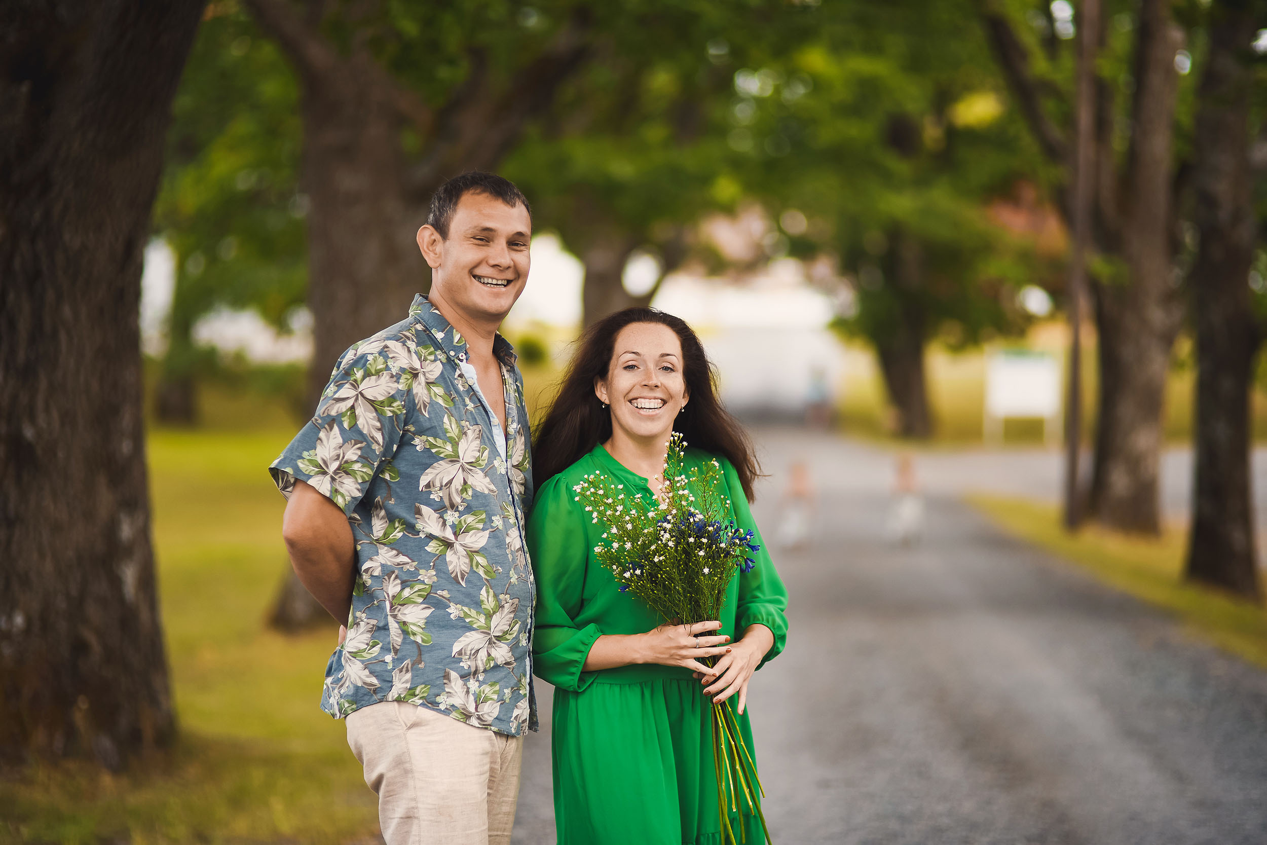 Mariya, Denis and two princesses. Family and wedding photographer in Norway Bublik Polina