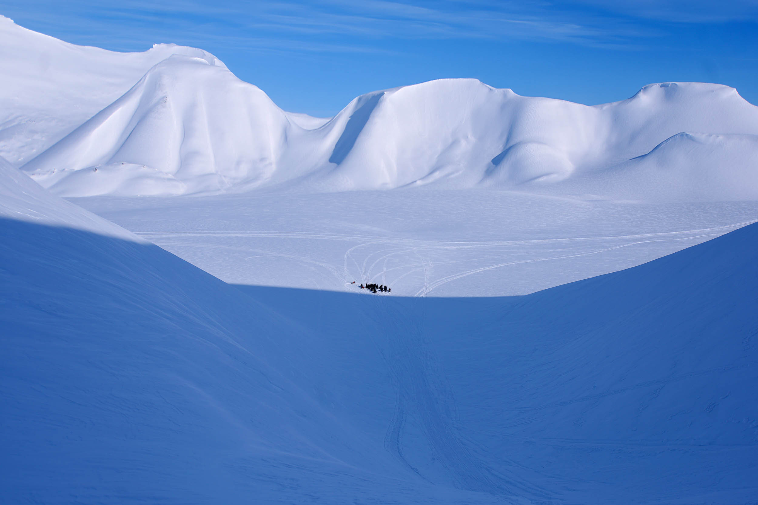 Svalbard. Winter. Day. Family and wedding photographer in Norway Bublik Polina