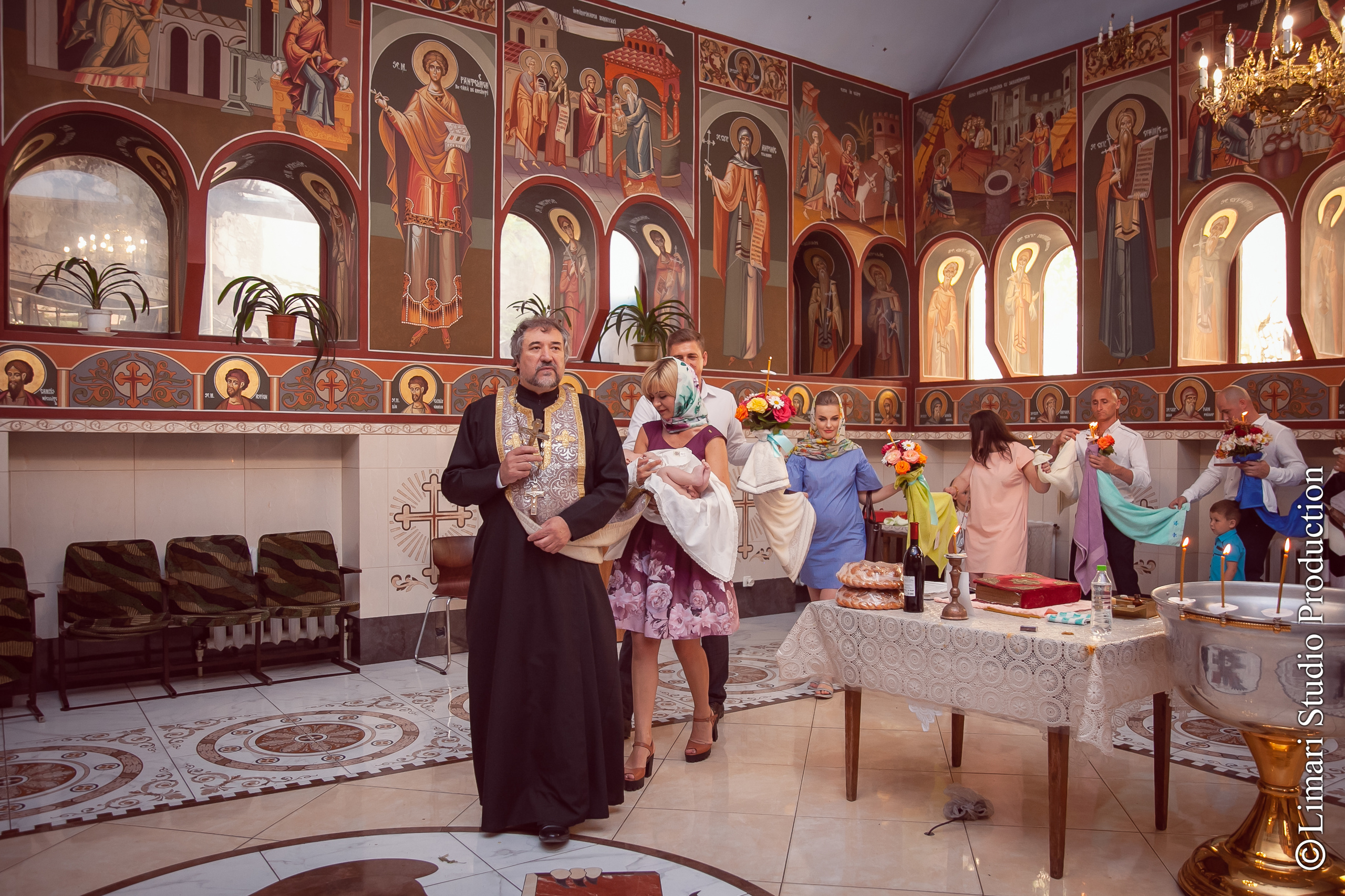 Крестины Глеба. Фото видео в молдове