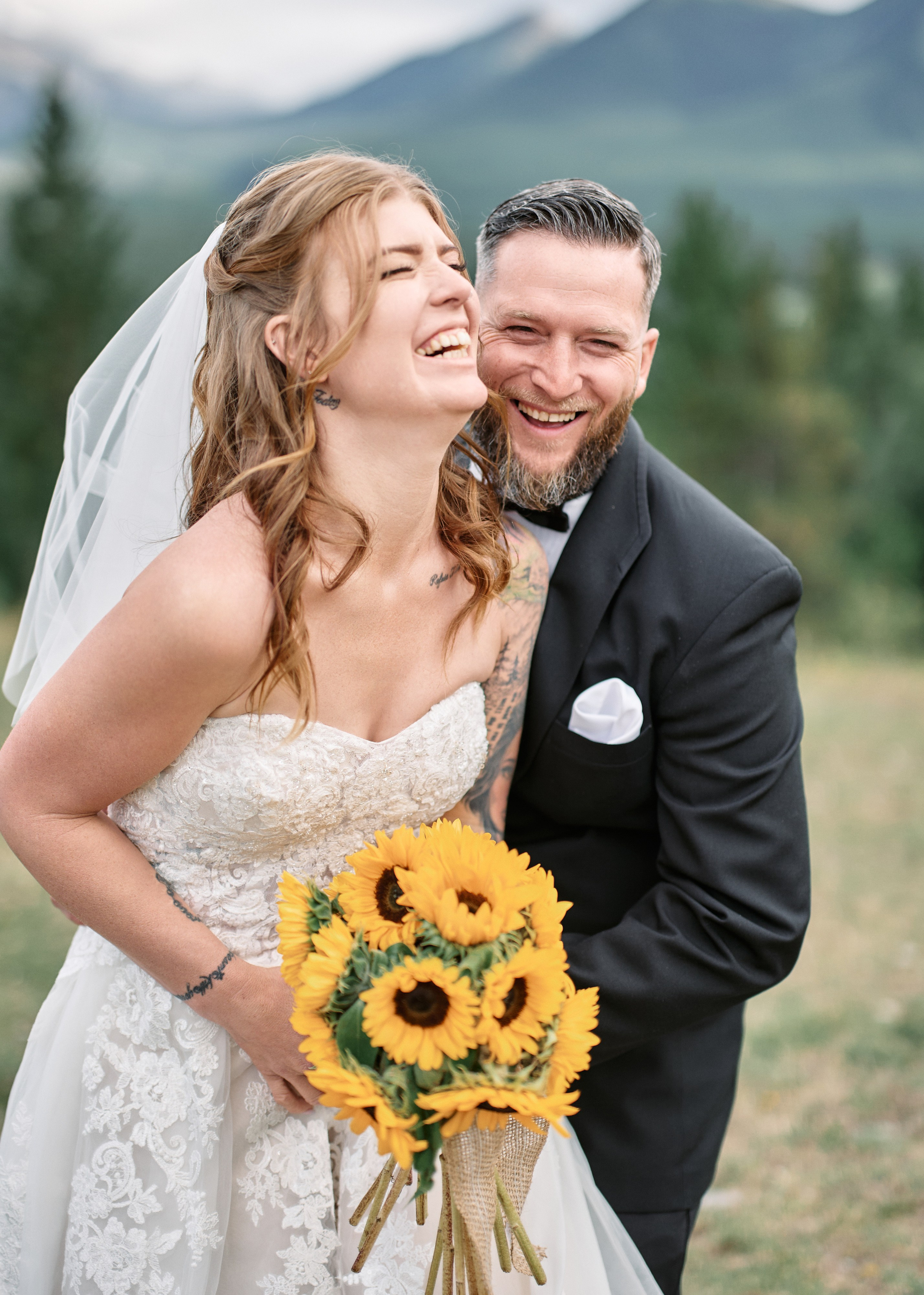 Benjamin&Courtney. Wedding in Kananaskis Park. Calgary wedding photo and video. Photographer Andrii Bielikov