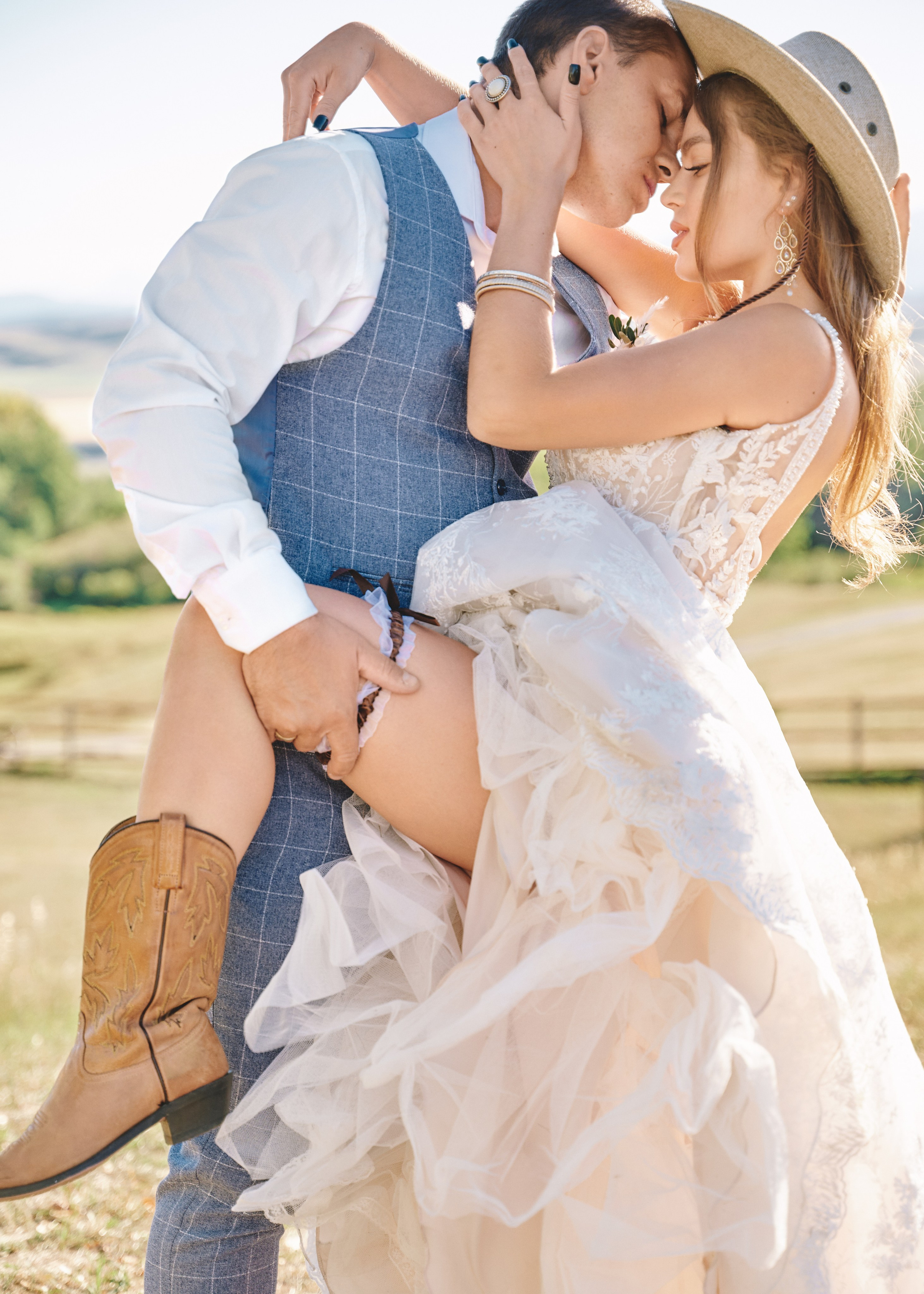 Gregory and Victoria’s Cowboy wedding. Calgary wedding photo and video. Photographer Andrii Bielikov