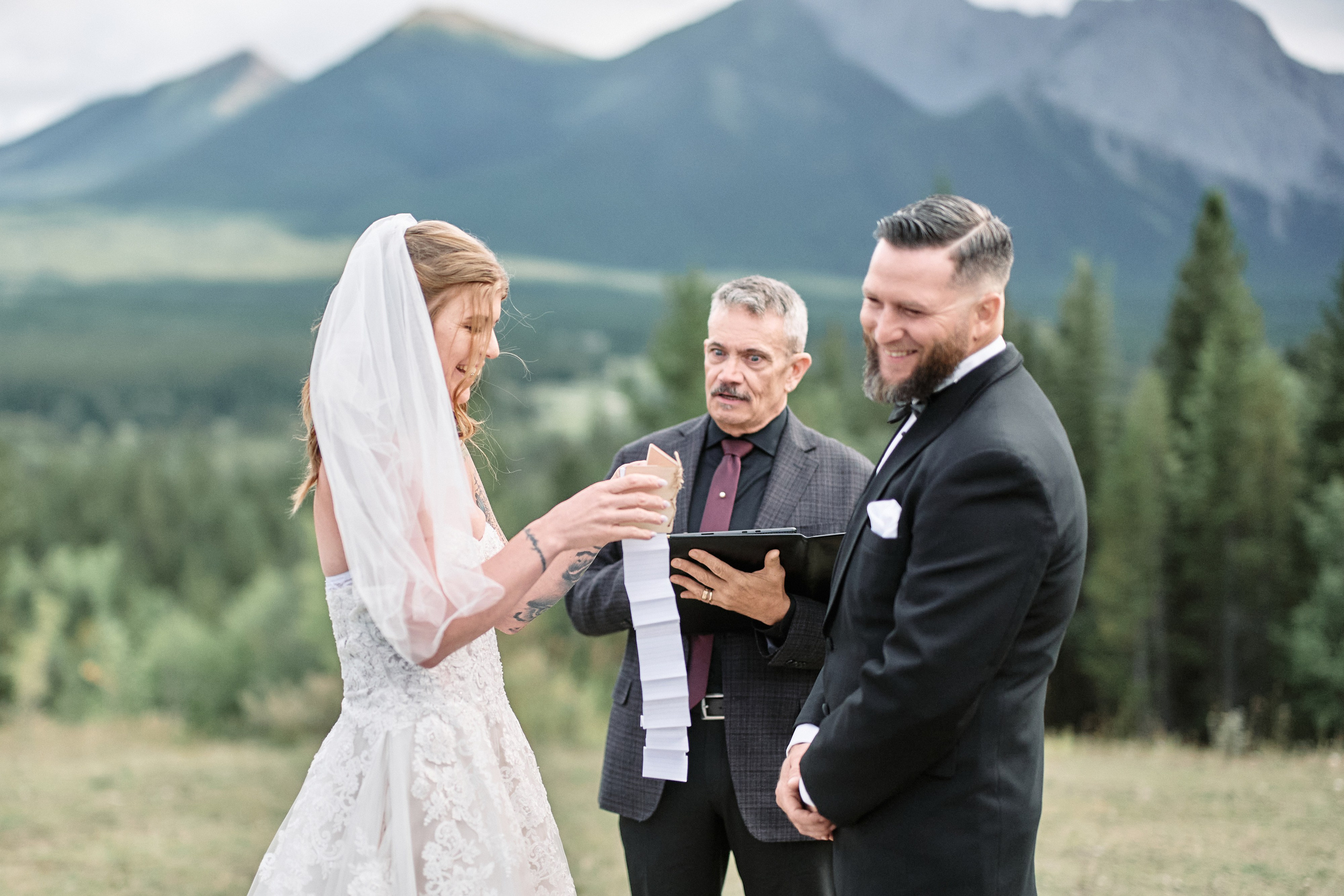 Benjamin&Courtney. Wedding in Kananaskis Park. Calgary wedding photo and video. Photographer Andrii Bielikov