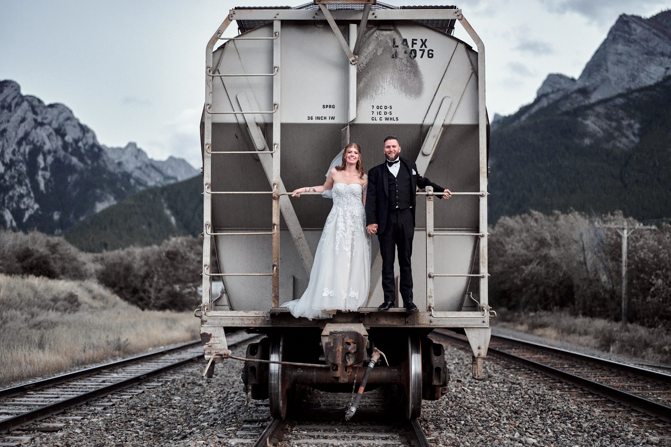 Benjamin&Courtney. Wedding in Kananaskis Park. Calgary wedding photo and video. Photographer Andrii Bielikov
