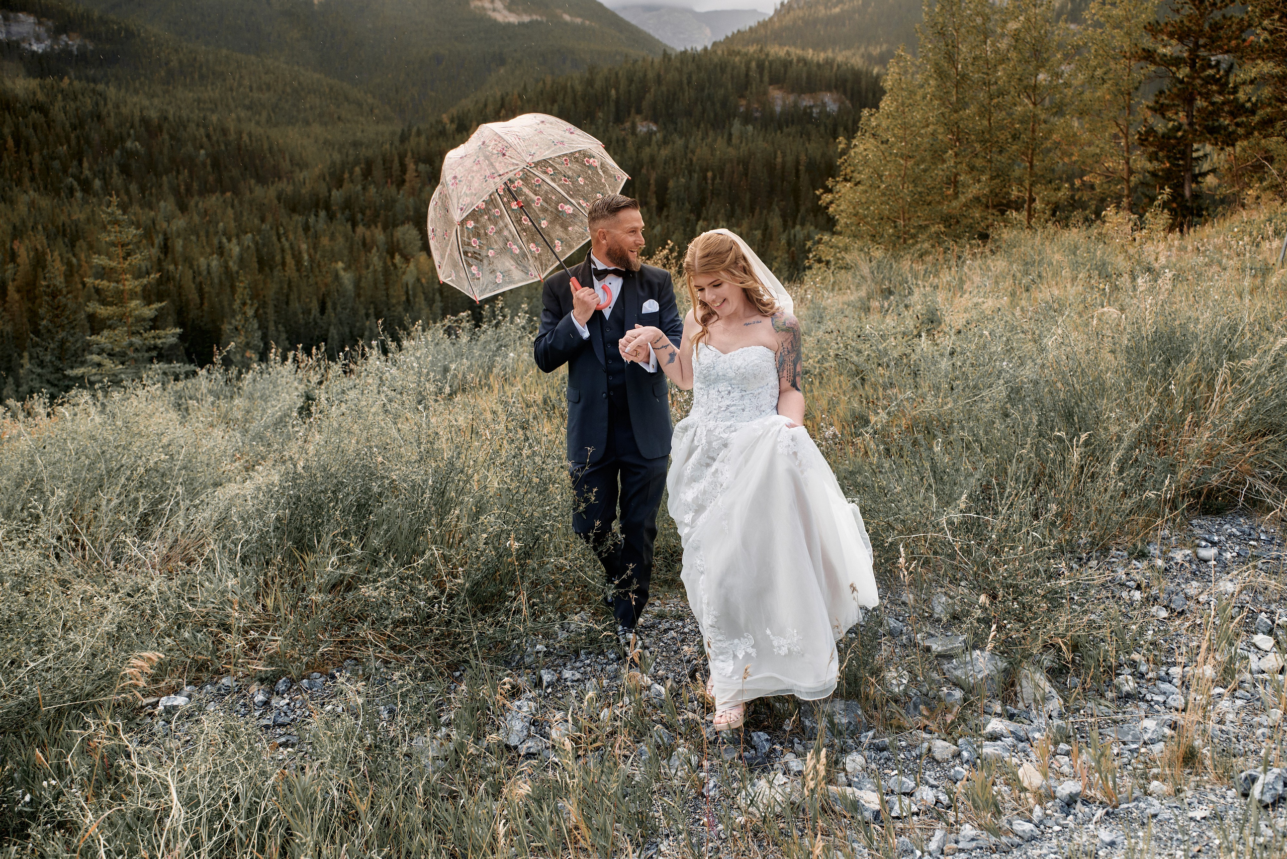 Benjamin&Courtney. Wedding in Kananaskis Park. Calgary wedding photo and video. Photographer Andrii Bielikov