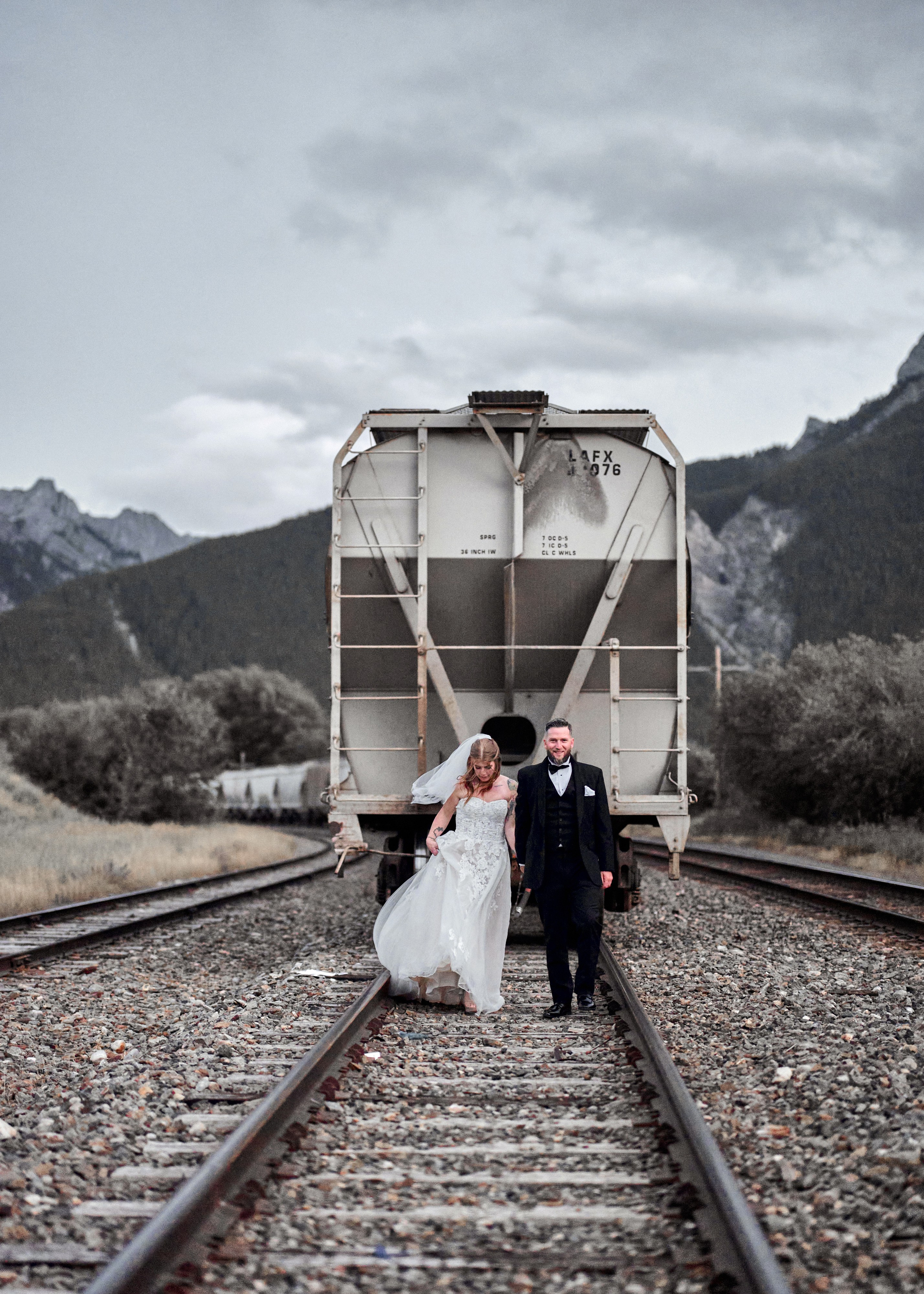 Benjamin&Courtney. Wedding in Kananaskis Park. Calgary wedding photo and video. Photographer Andrii Bielikov