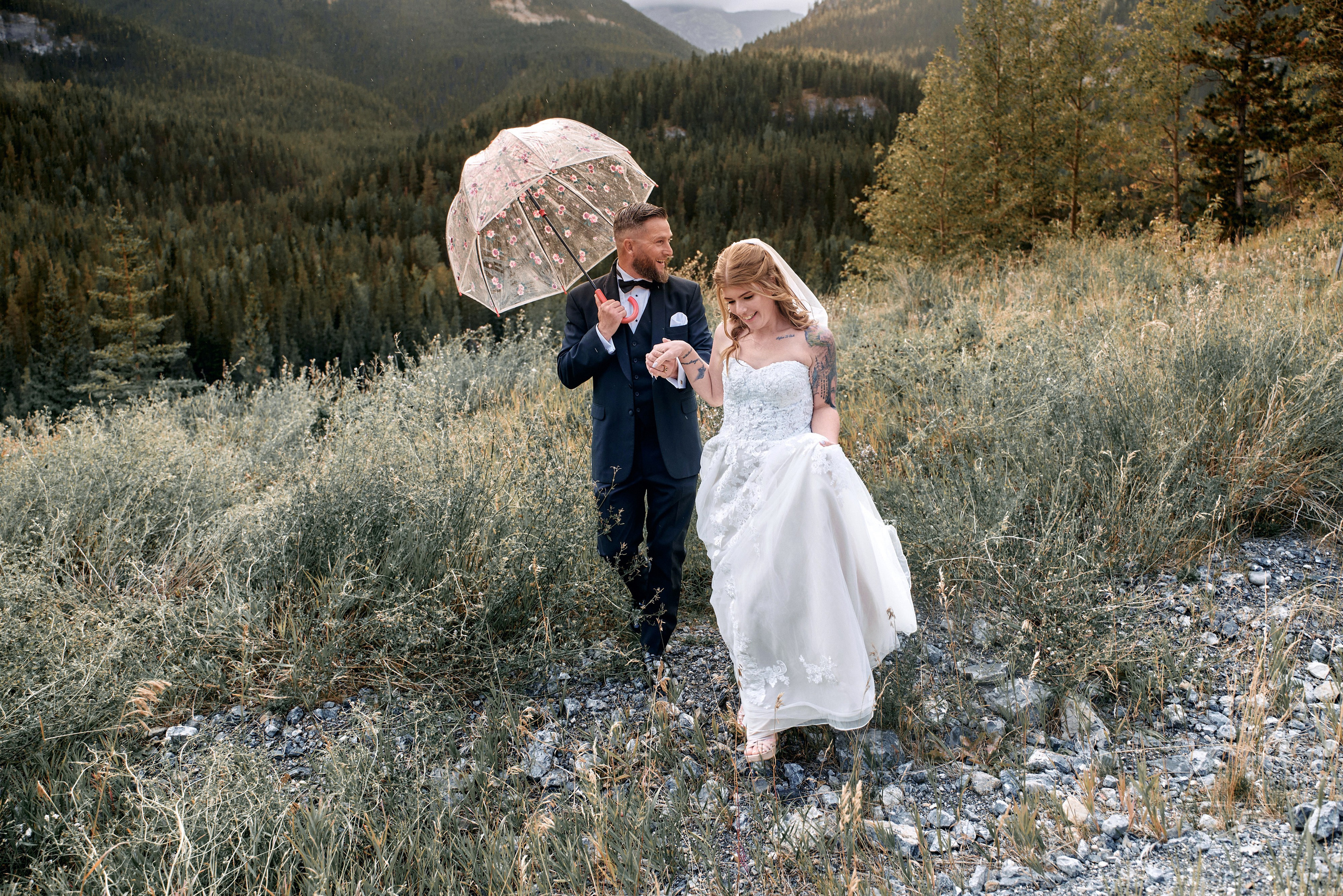 Benjamin&Courtney. Wedding in Kananaskis Park. Calgary wedding photo and video. Photographer Andrii Bielikov