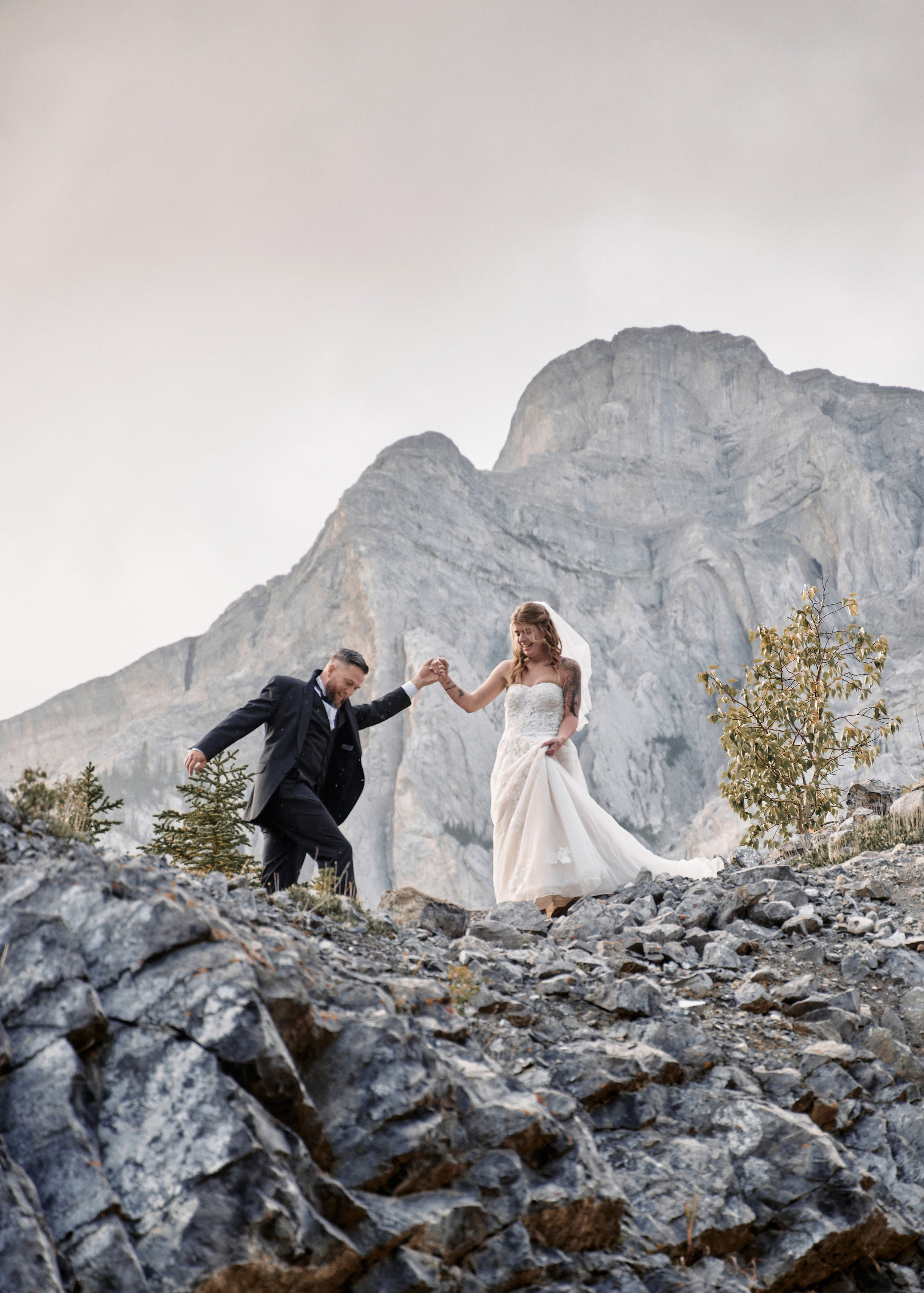Benjamin&Courtney. Wedding in Kananaskis Park. Calgary wedding photo and video. Photographer Andrii Bielikov