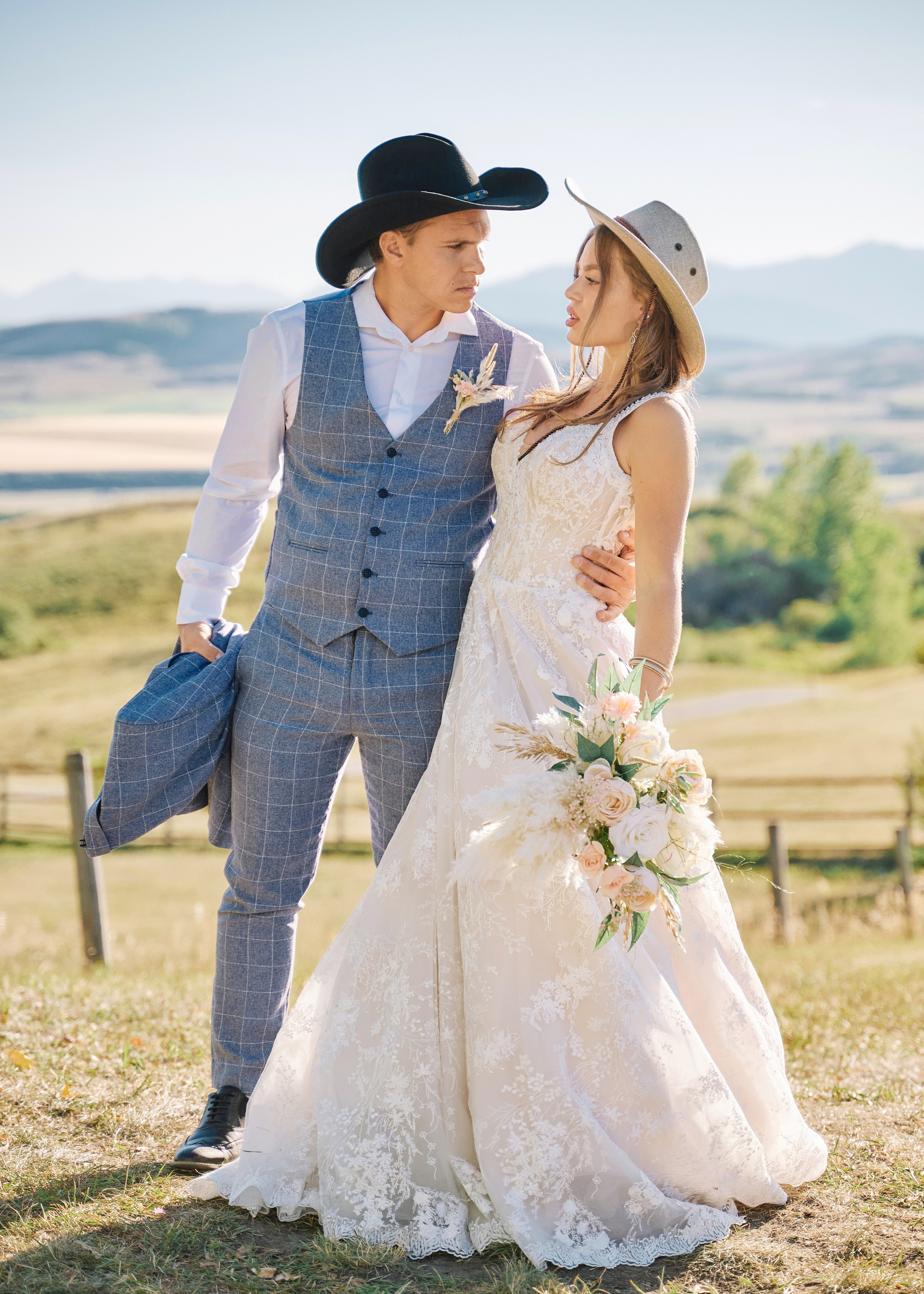 Gregory and Victoria’s Cowboy wedding. Calgary wedding photo and video. Photographer Andrii Bielikov