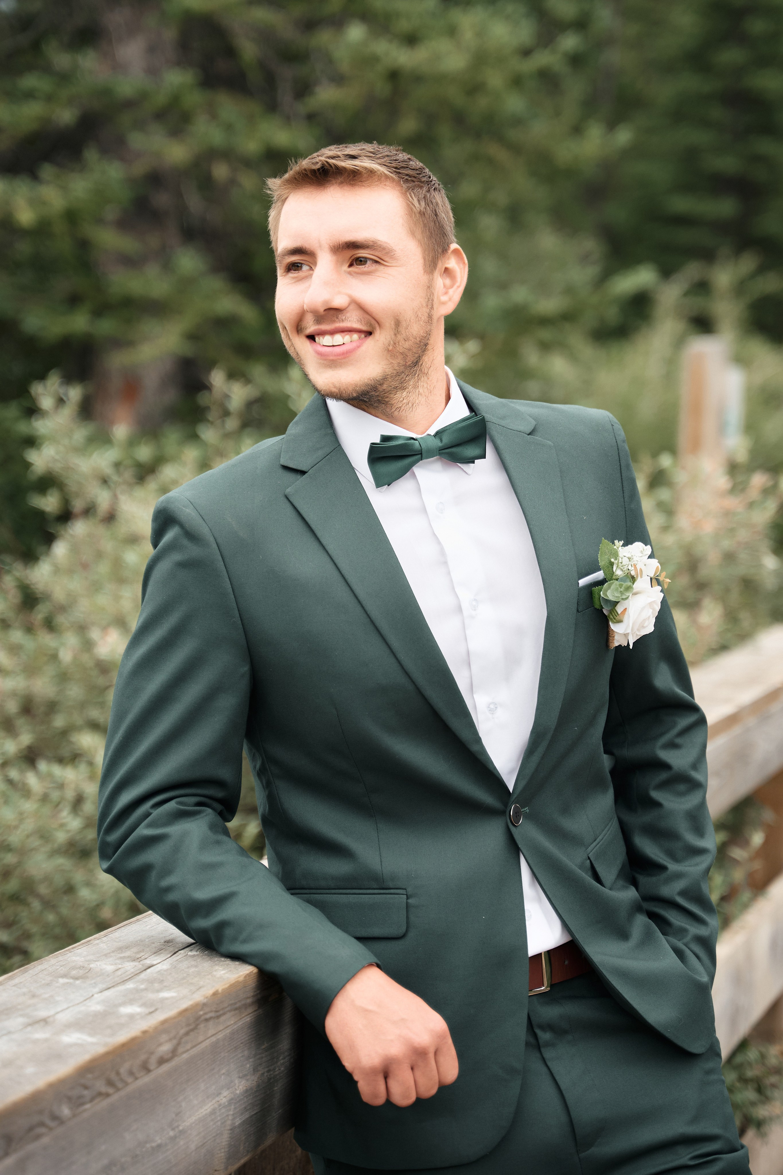 Natalie&Mat. A small, intimate wedding at Forgetmenot Lake, Kananaskis Park. Calgary wedding photo and video. Photographer Andrii Bielikov