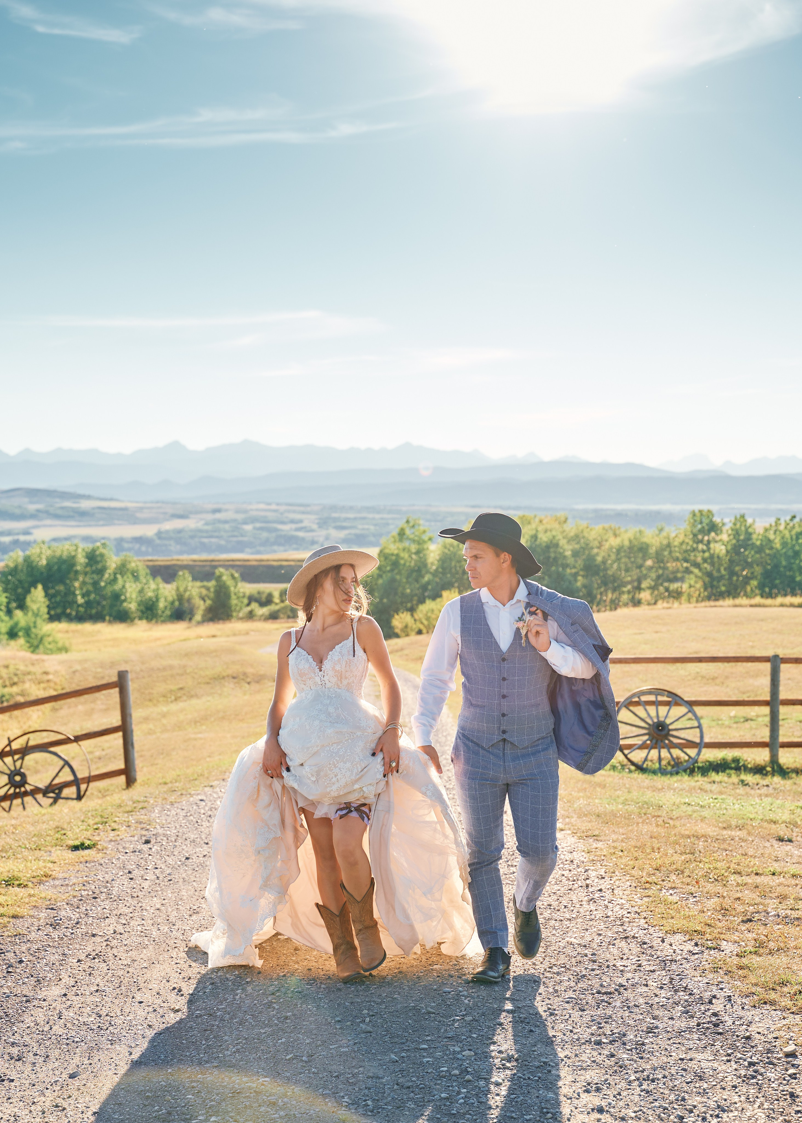 Gregory and Victoria’s Cowboy wedding. Calgary wedding photo and video. Photographer Andrii Bielikov