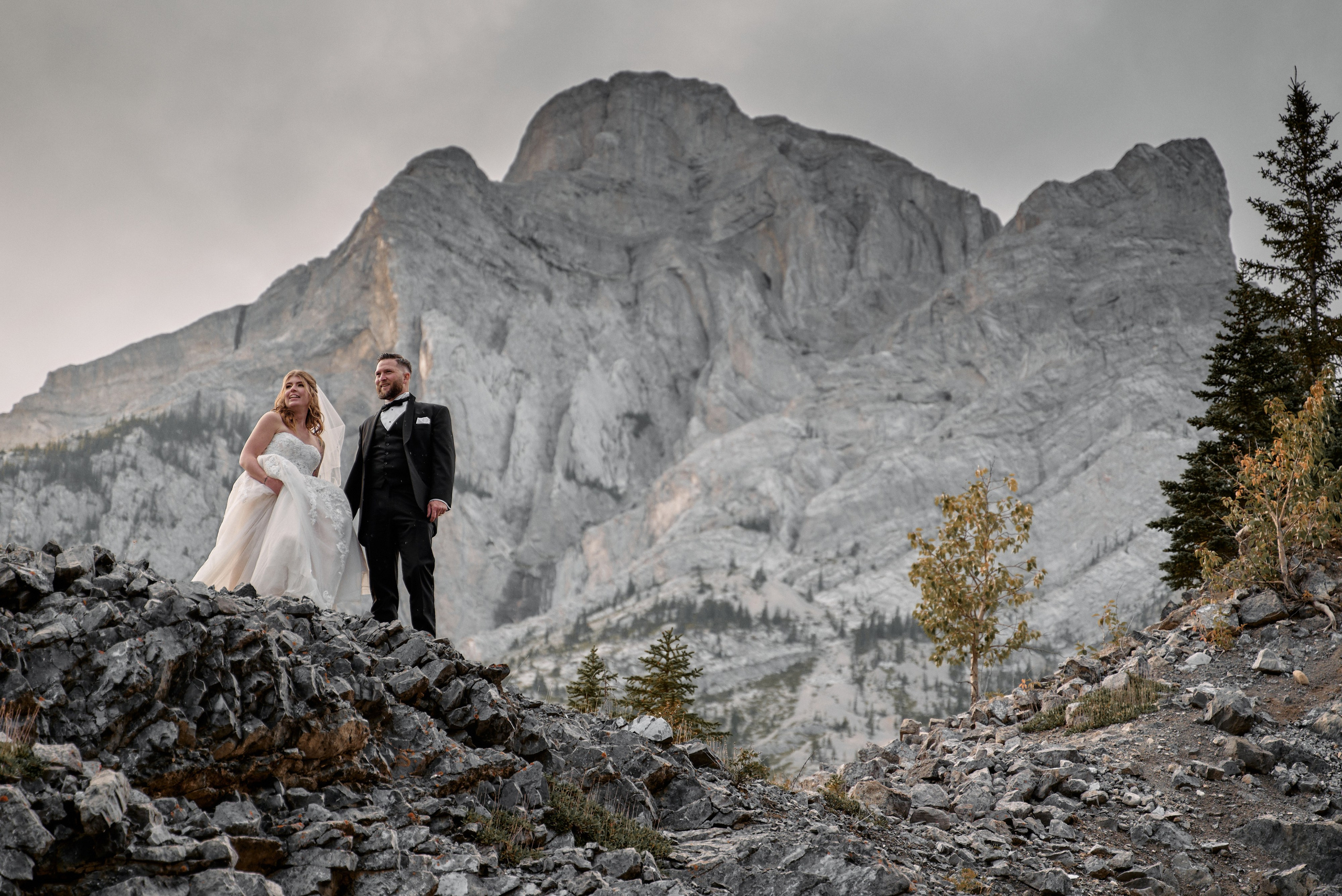 Benjamin&Courtney. Wedding in Kananaskis Park. Calgary wedding photo and video. Photographer Andrii Bielikov