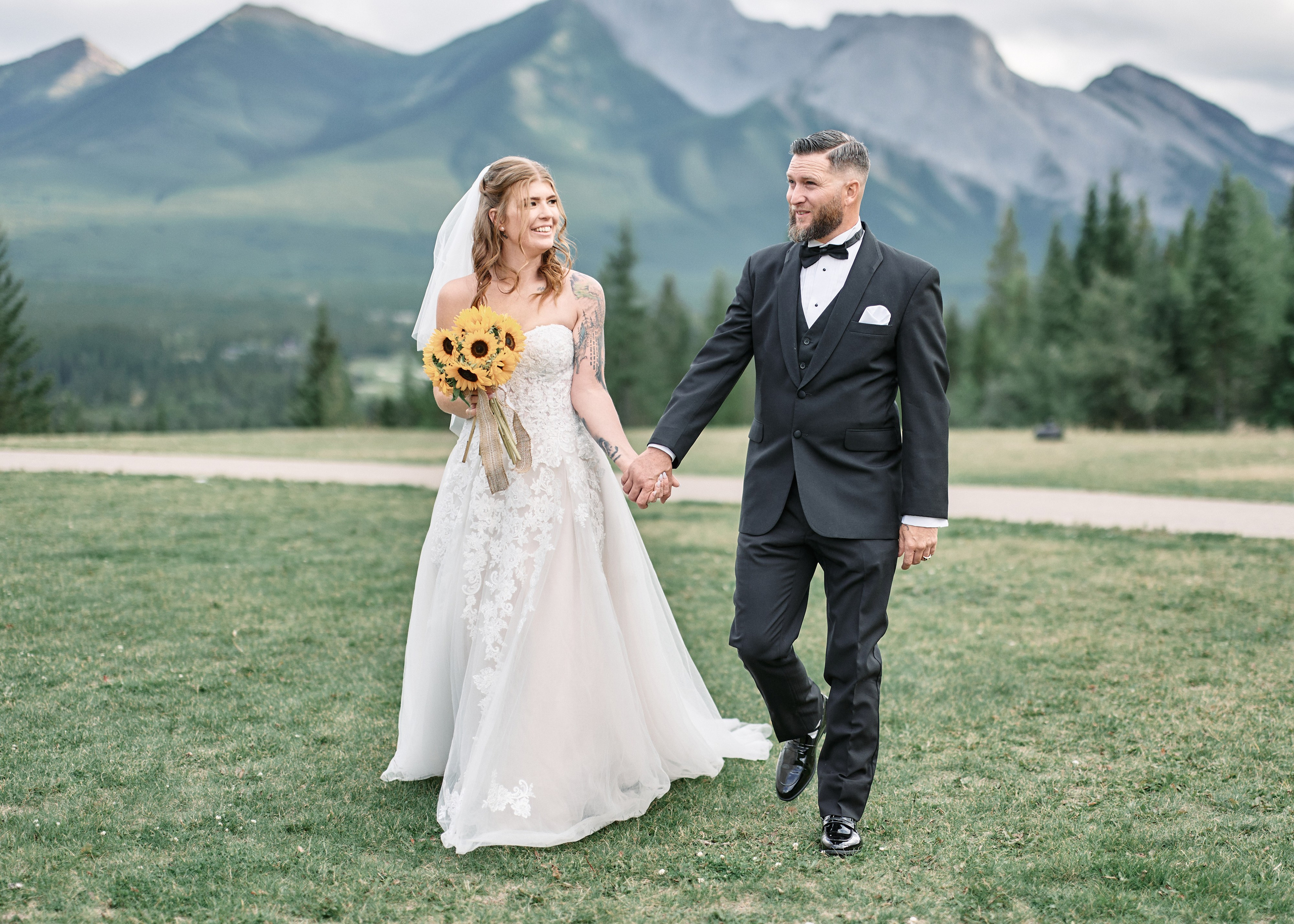 Benjamin&Courtney. Wedding in Kananaskis Park. Calgary wedding photo and video. Photographer Andrii Bielikov