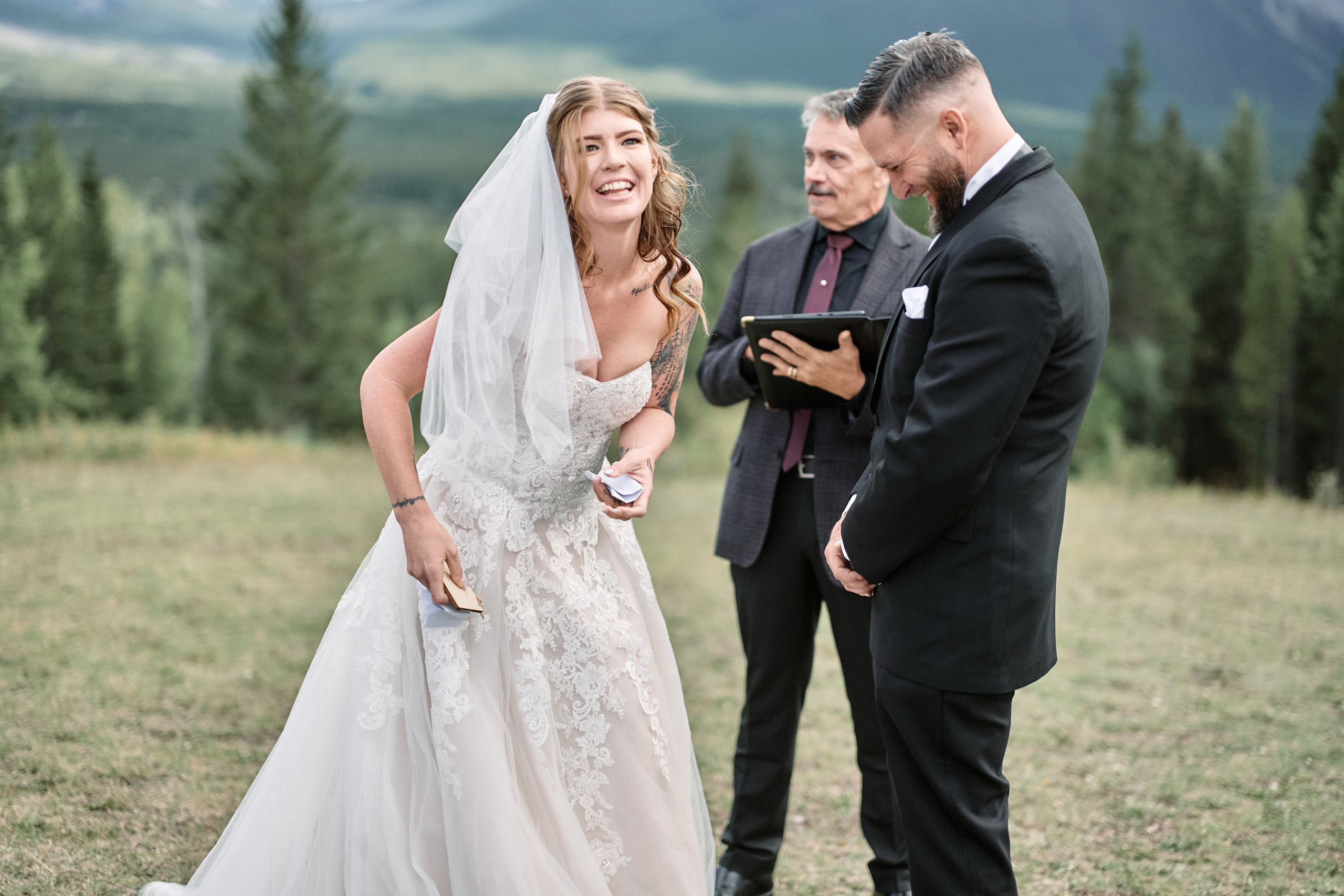 Benjamin&Courtney. Wedding in Kananaskis Park. Calgary wedding photo and video. Photographer Andrii Bielikov