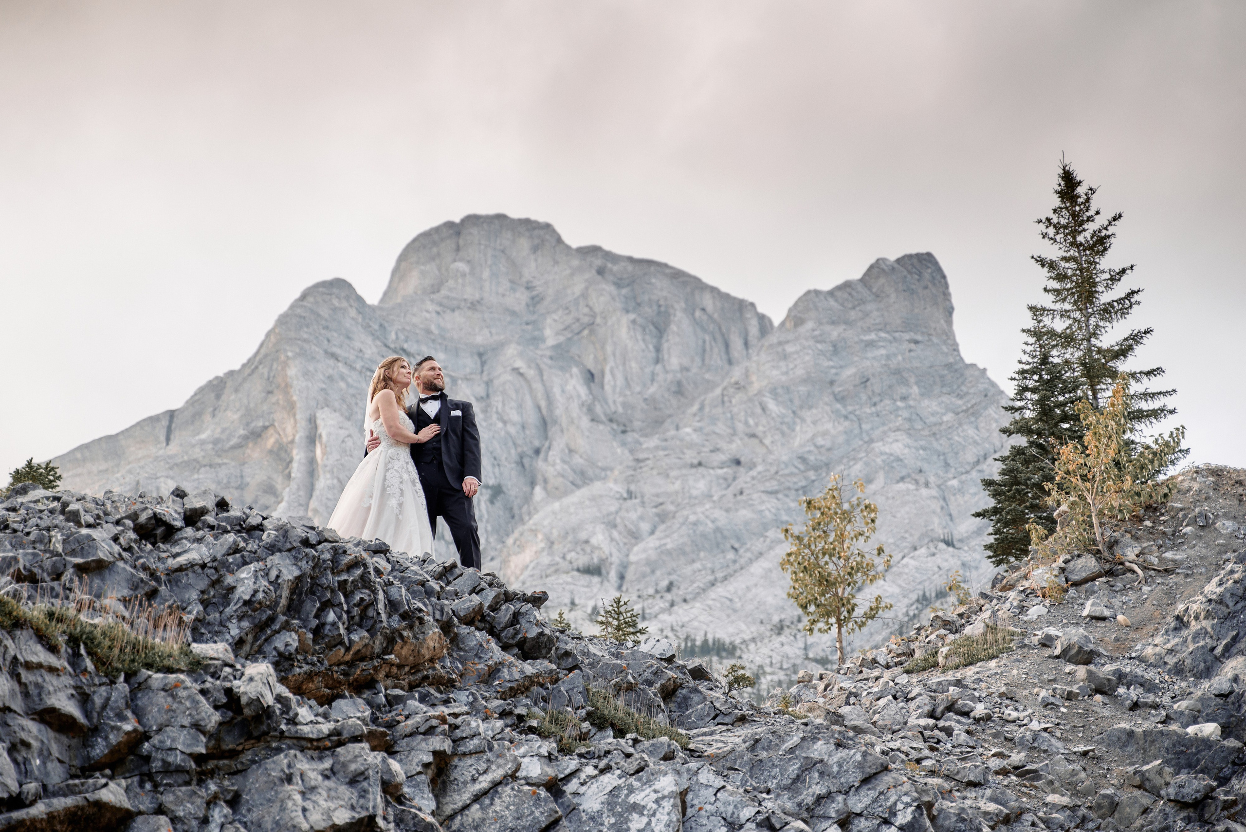 Benjamin&Courtney. Wedding in Kananaskis Park. Calgary wedding photo and video. Photographer Andrii Bielikov