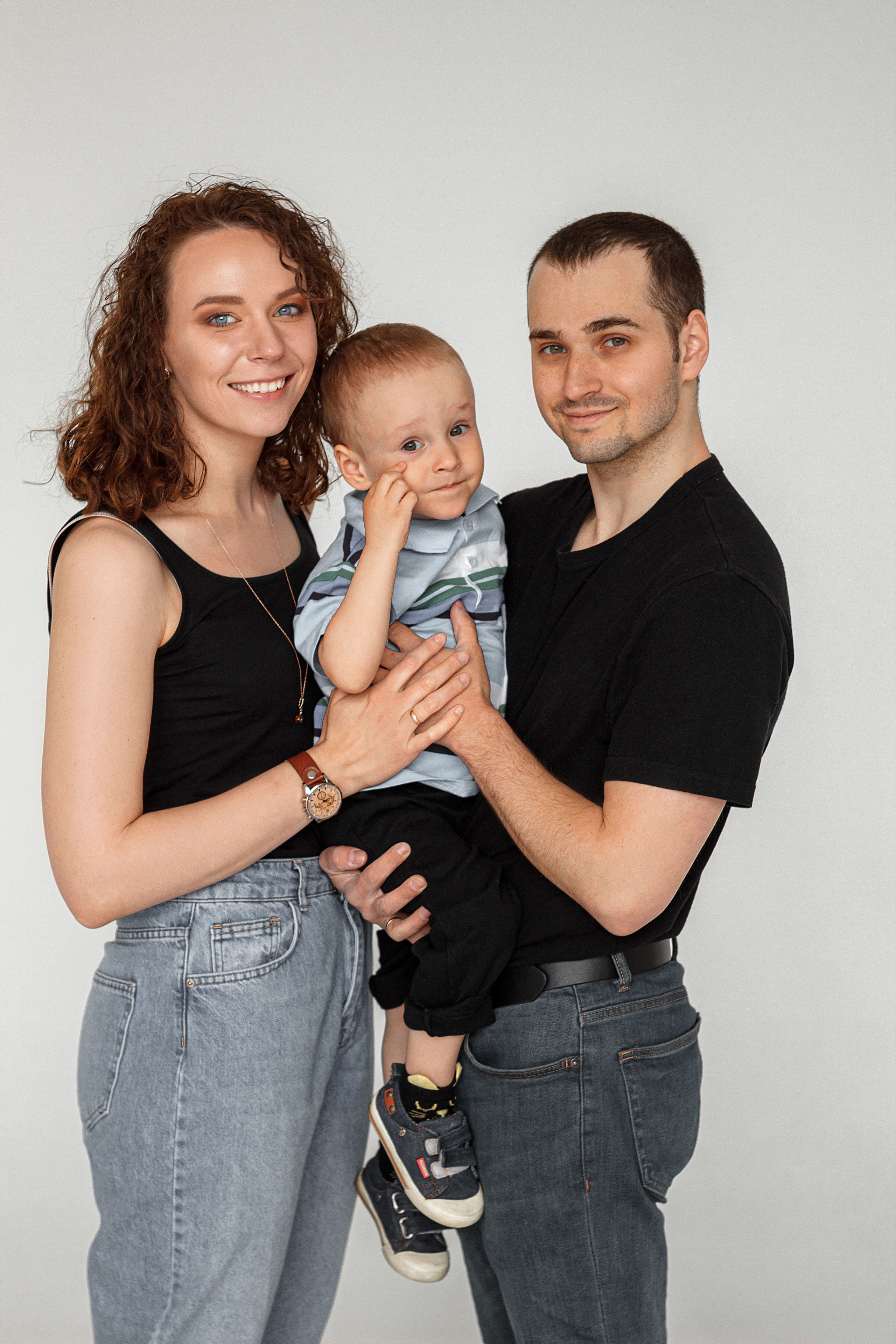 Наталья, Николай, Арсений. Fotograf Vika Saroka