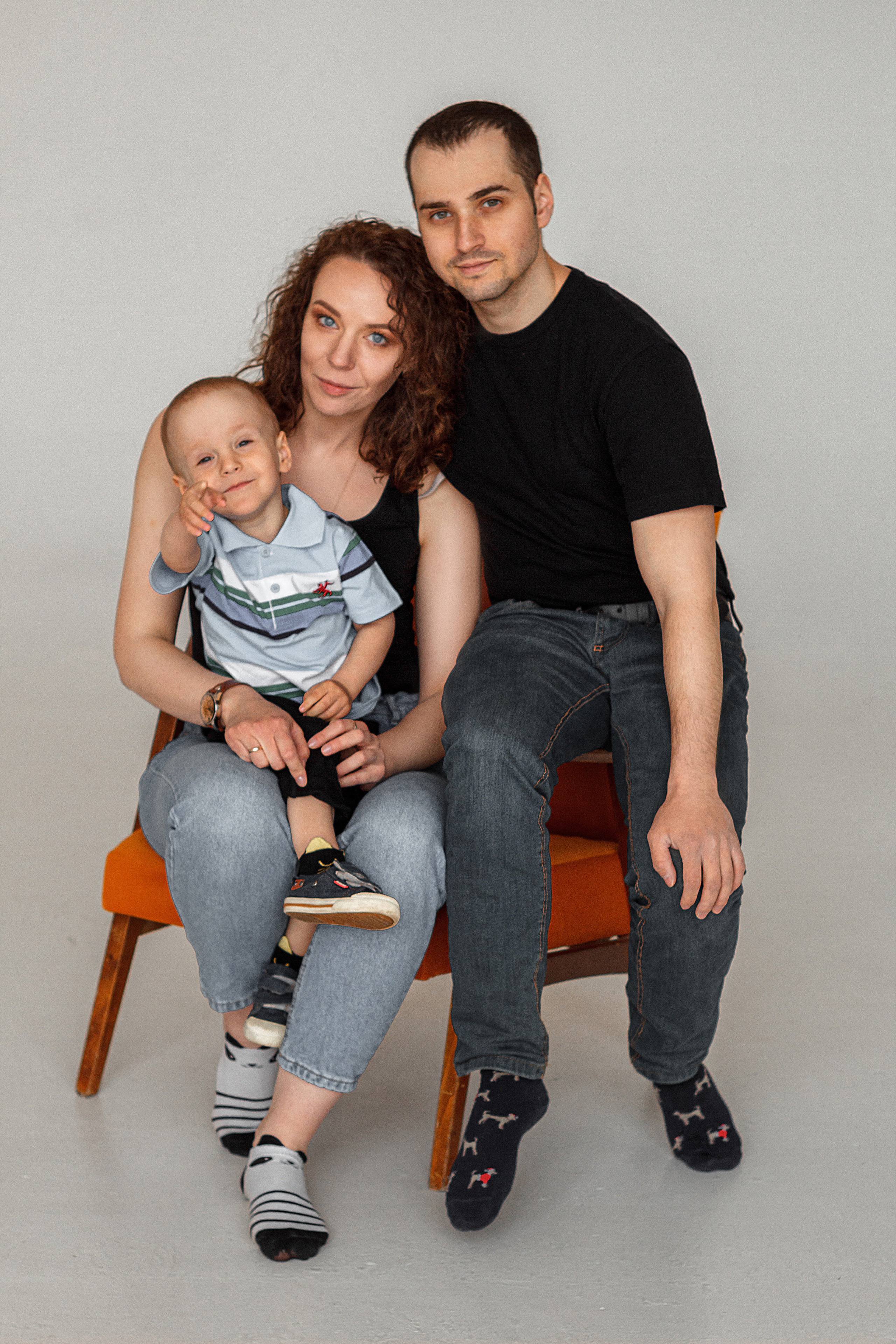 Наталья, Николай, Арсений. Fotograf Vika Saroka