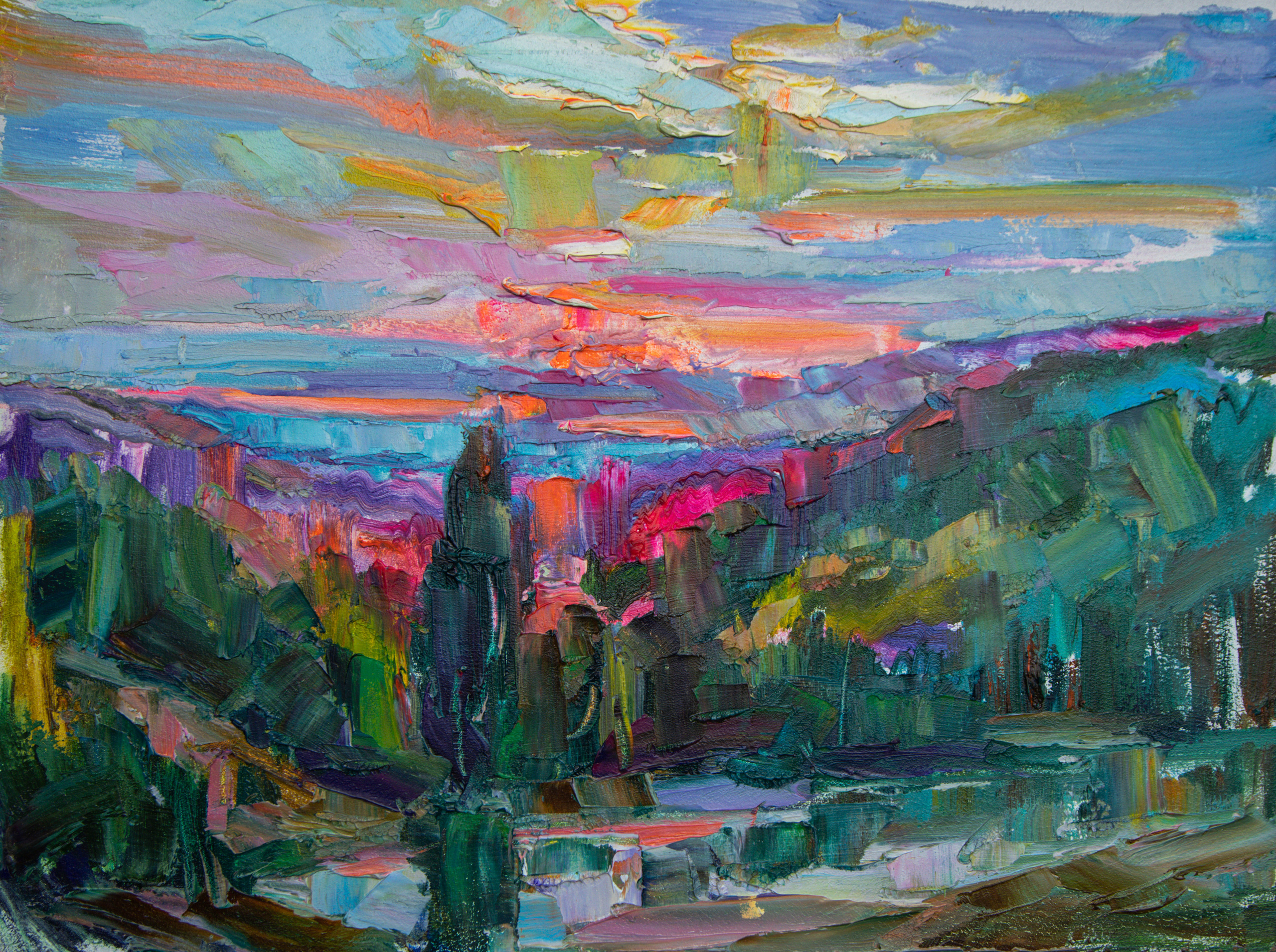 Carpathians. Andriy Nekrasov artist