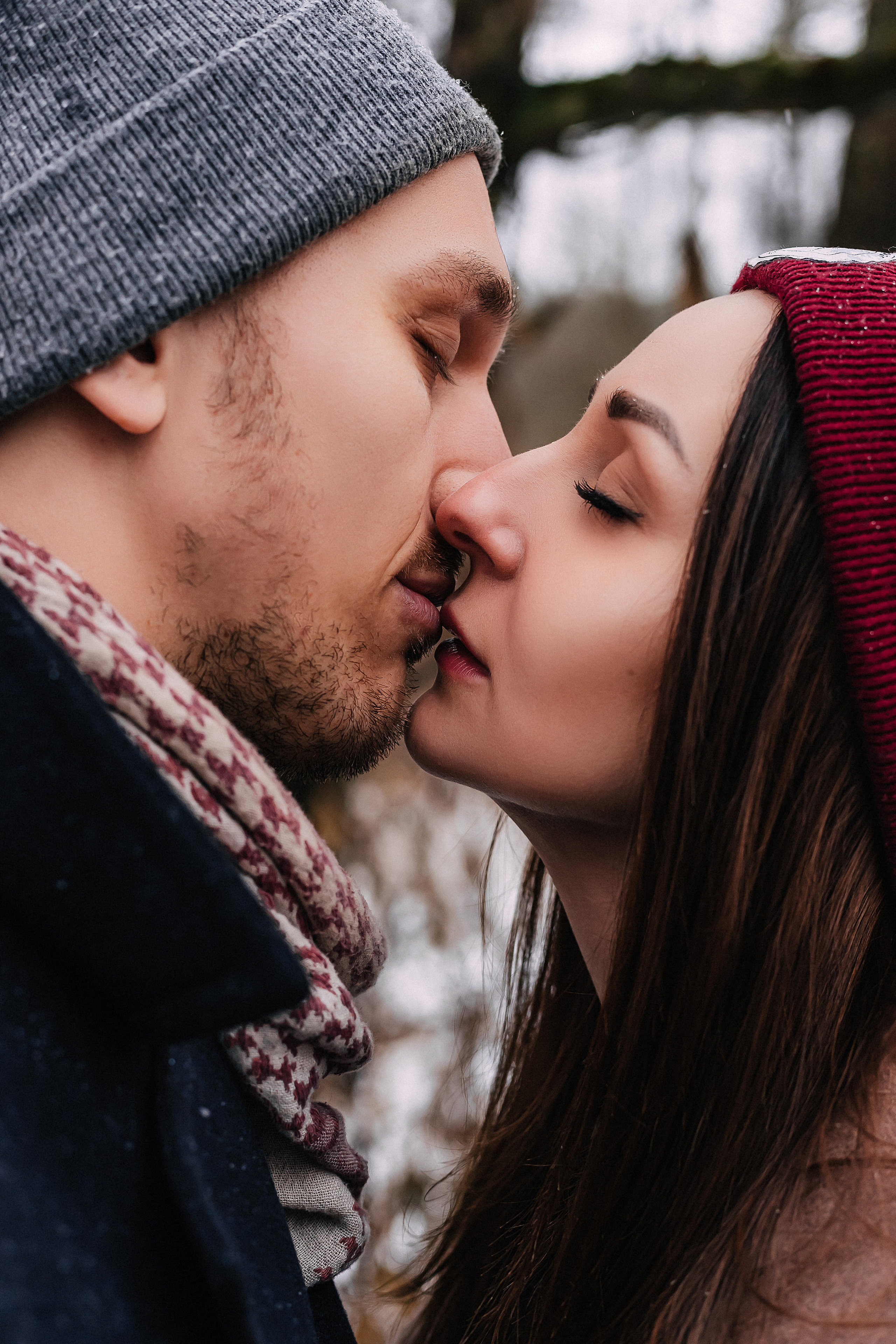 The winter story of Ira and Stas in an unusual hotel. Wedding and family photographer