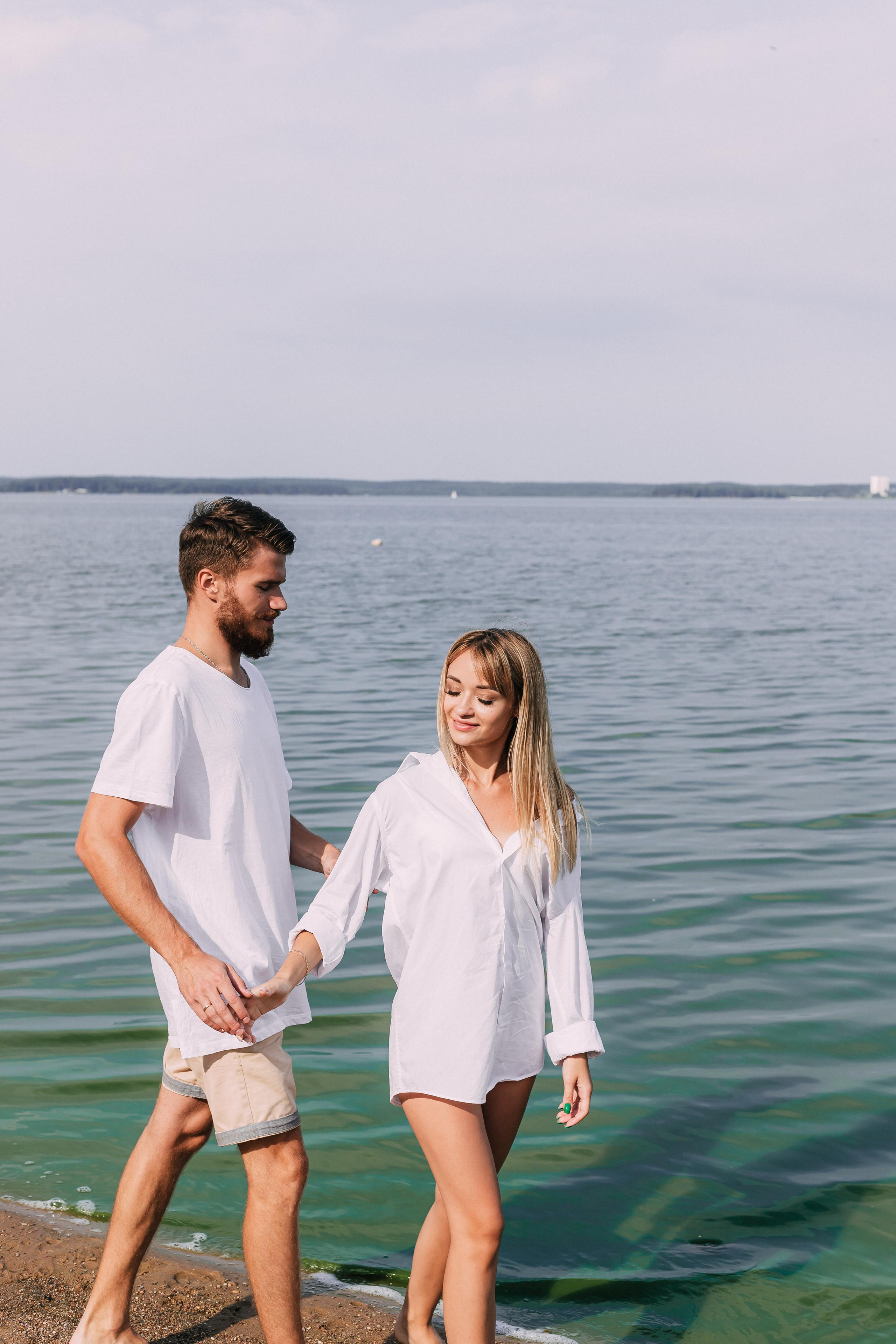 Love story at the Minsk Sea Katya and Pasha. Wedding and family photographer